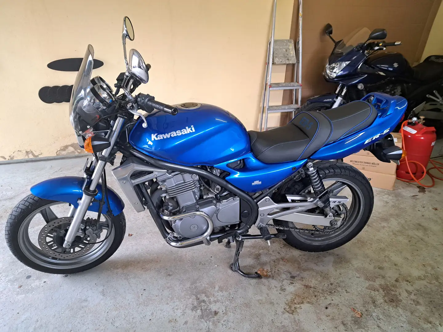 Kawasaki ER - 5 Bleu - 1