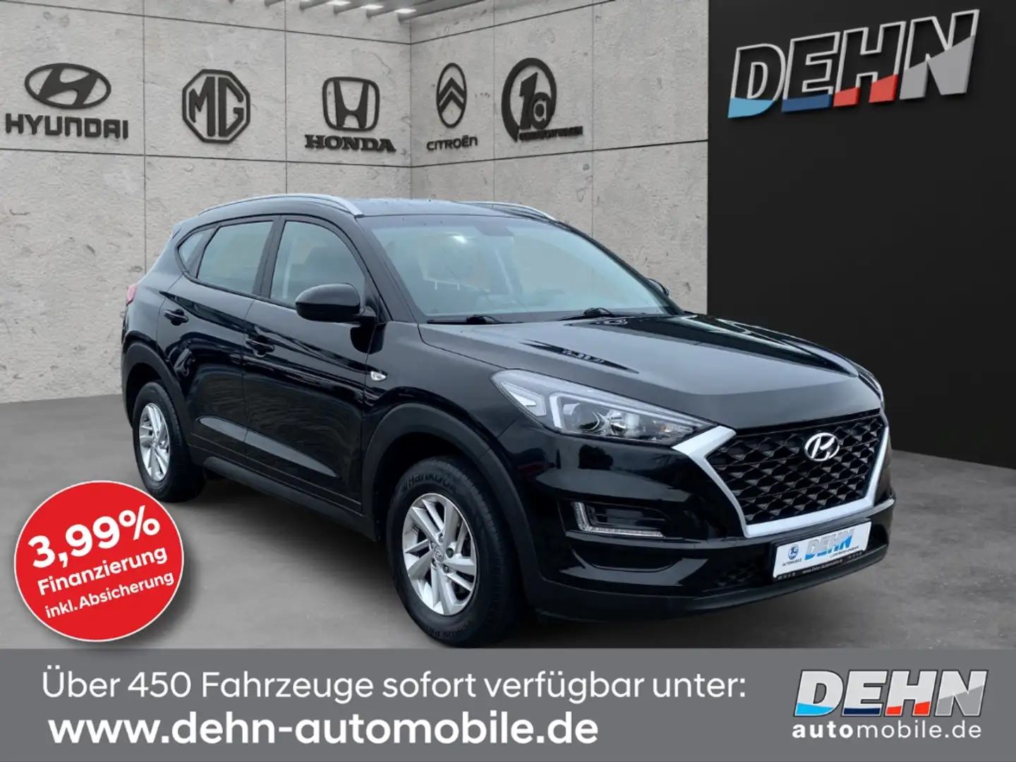 Hyundai TUCSON 1.6 GDI Navigation Kamera SHZ PDC Noir - 1