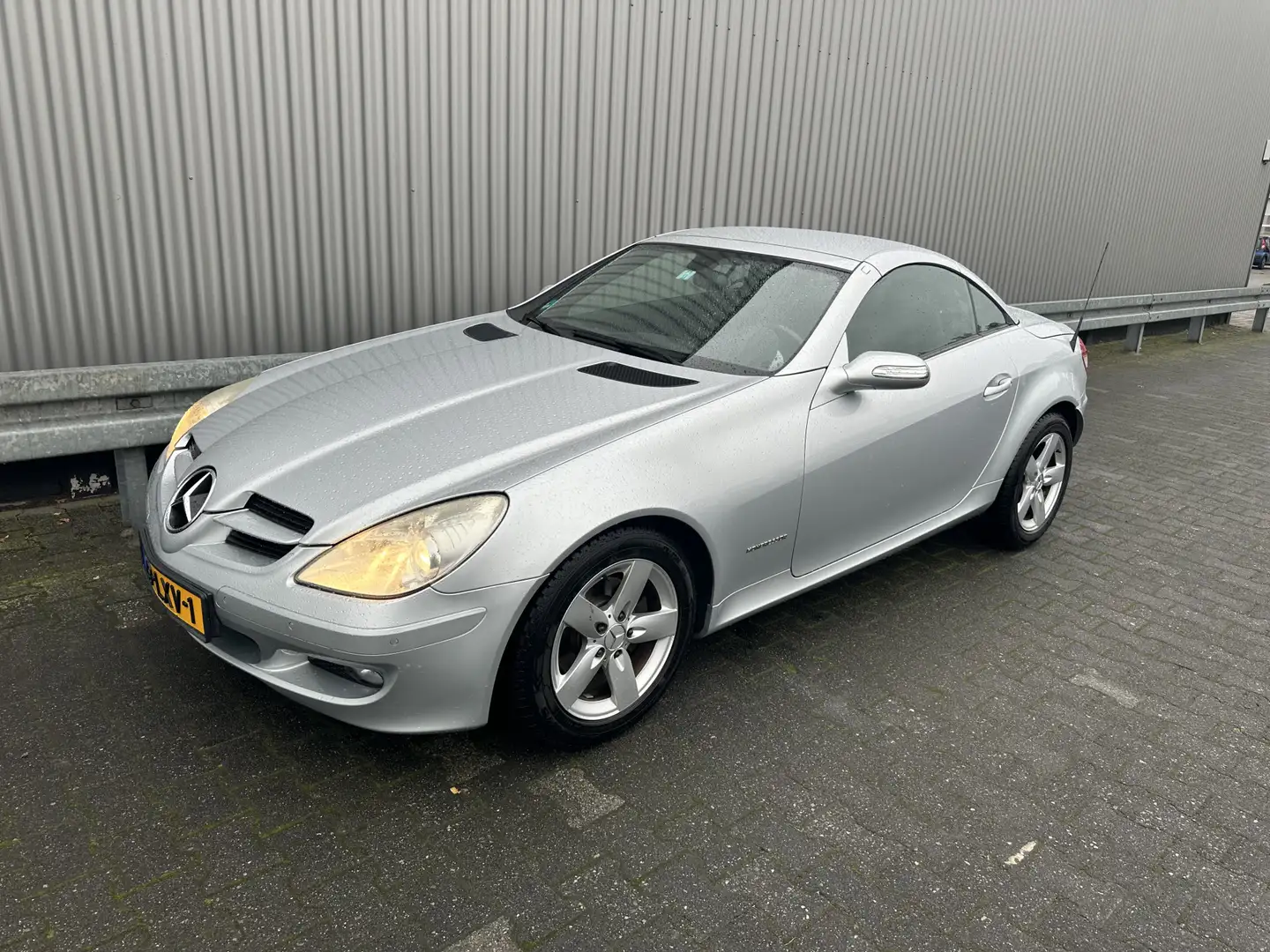 Mercedes-Benz SLK 200 K. AUTOMAAT Leer Airco LM --Inruil Mogelijk-- Gris - 2