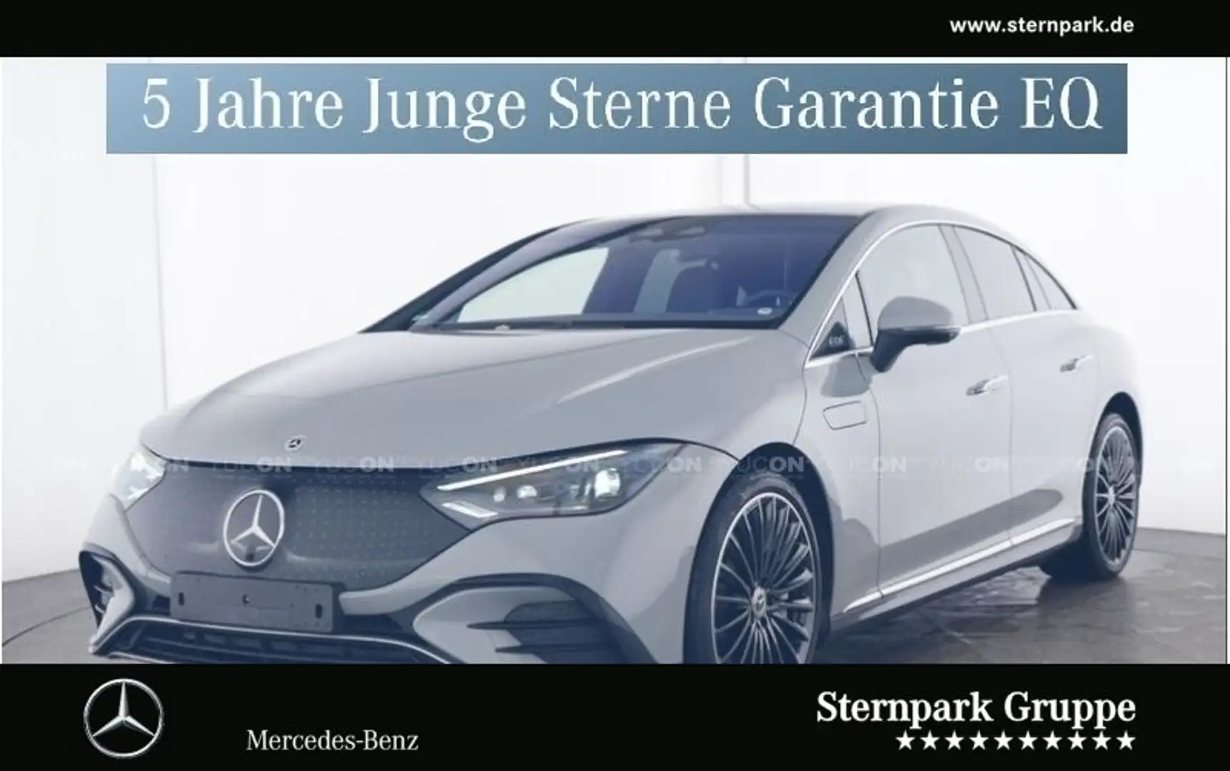 Mercedes-Benz EQE 350 EQE350 4M AMG Hyperscr.Airm.360°AHK,21"HUD,Burm. Gris - 1