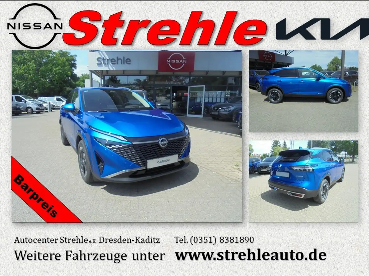 Nissan Qashqai 1.5 VC-T e-Power N-Connecta Winter Komfort Google Blue - 1