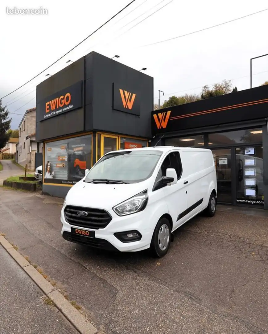 Ford Transit Custom transit fourgon 290 2.0 tdci 130 ch l2h1 pl-tn trend business + tva recup Weiß - 1