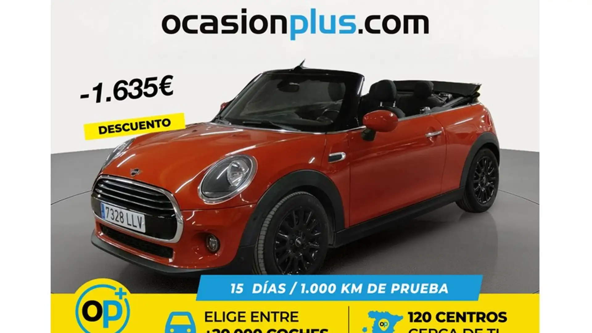 MINI Cooper Cabrio Aut. Naranja - 1