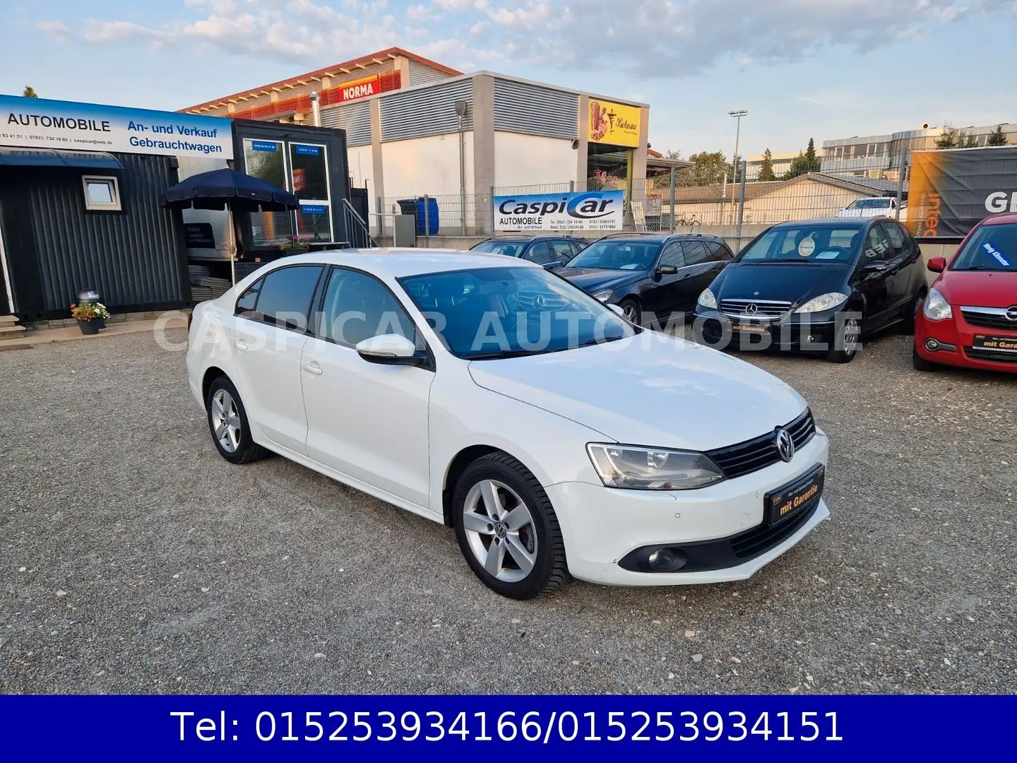 Volkswagen Jetta VI 1,6 TDI,KLIMAAUTOM.,SHZ,PDC,TÜV-05.2027 Weiß - 1