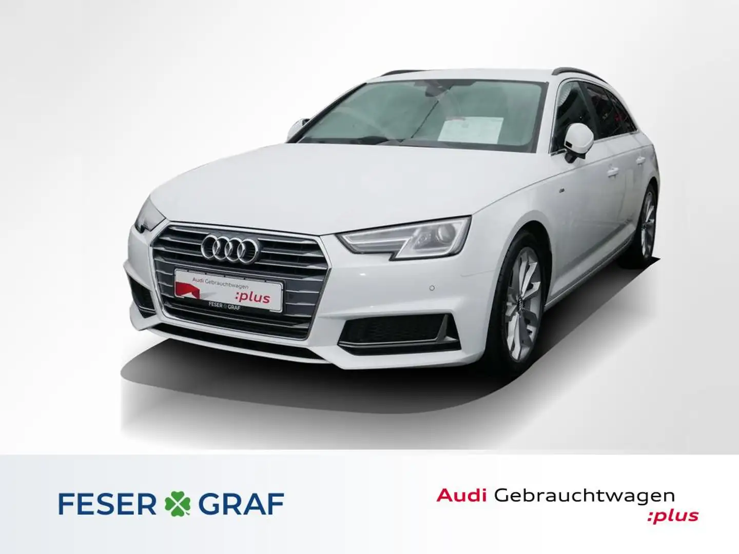 Audi A4 Avant 40 TFSI S tronic S Line Leder,Navi,Xenon Weiß - 1