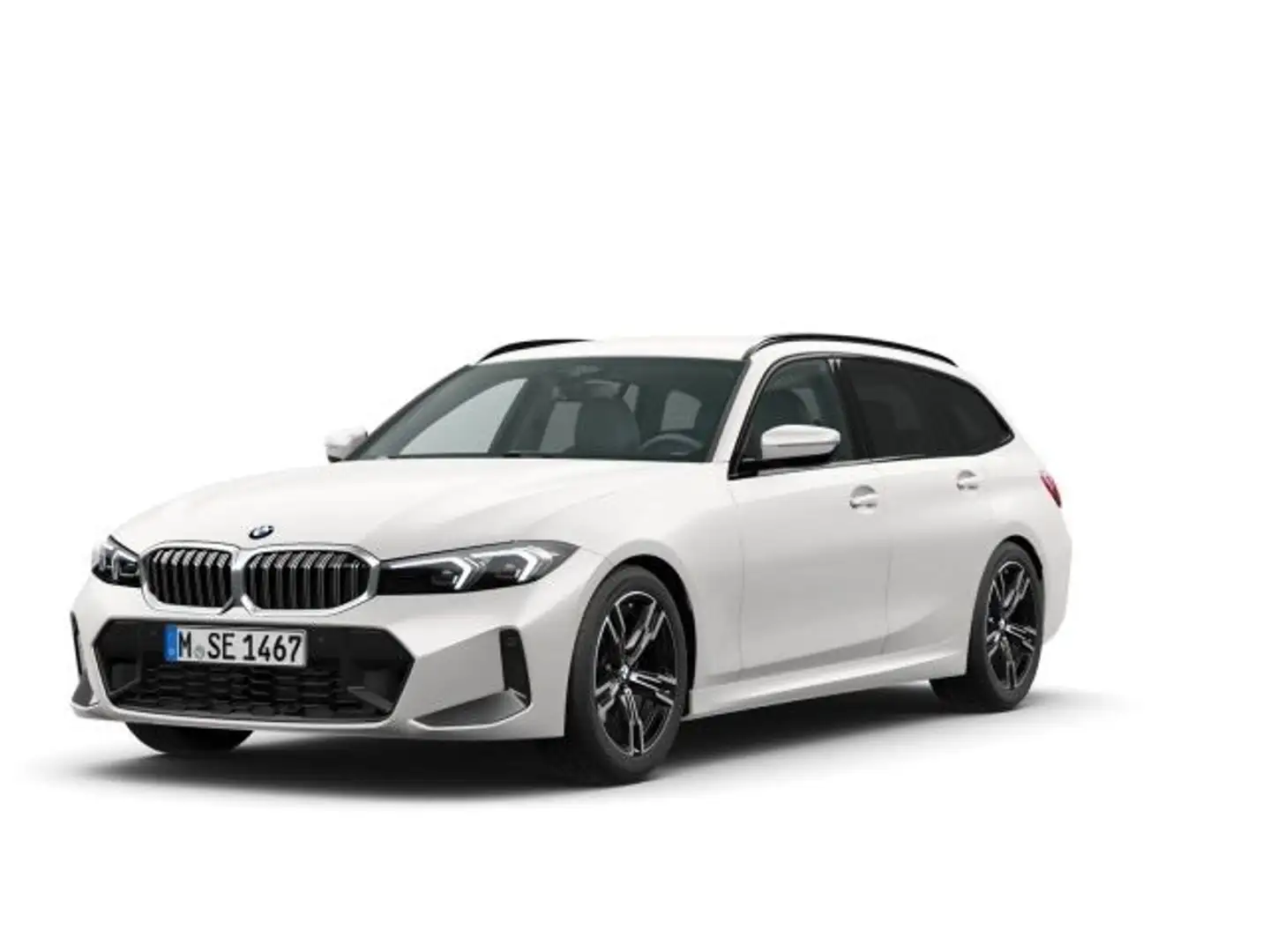 BMW 318 d Touring M Sportpaket Sonnenschutz Lenkradhe Weiß - 1