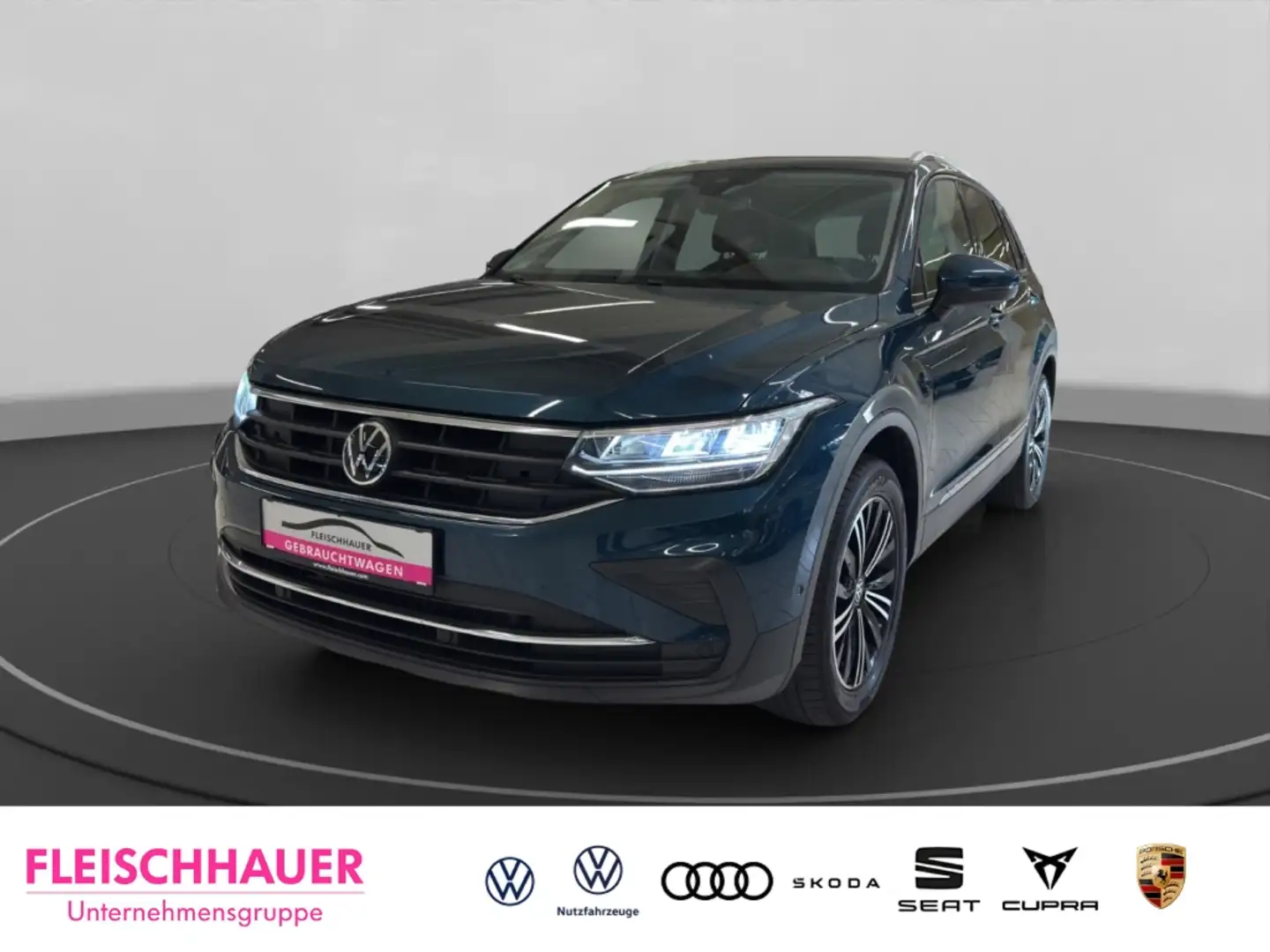 Volkswagen Tiguan Life 2.0 TDI 4M Navi+LED+AHK+18''+HUD+Kamera+VC+Ap Blau - 1