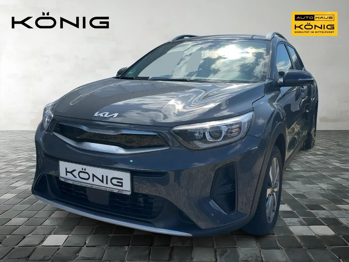 Kia Stonic 1.0T 100 VISION Automatik Grau - 2