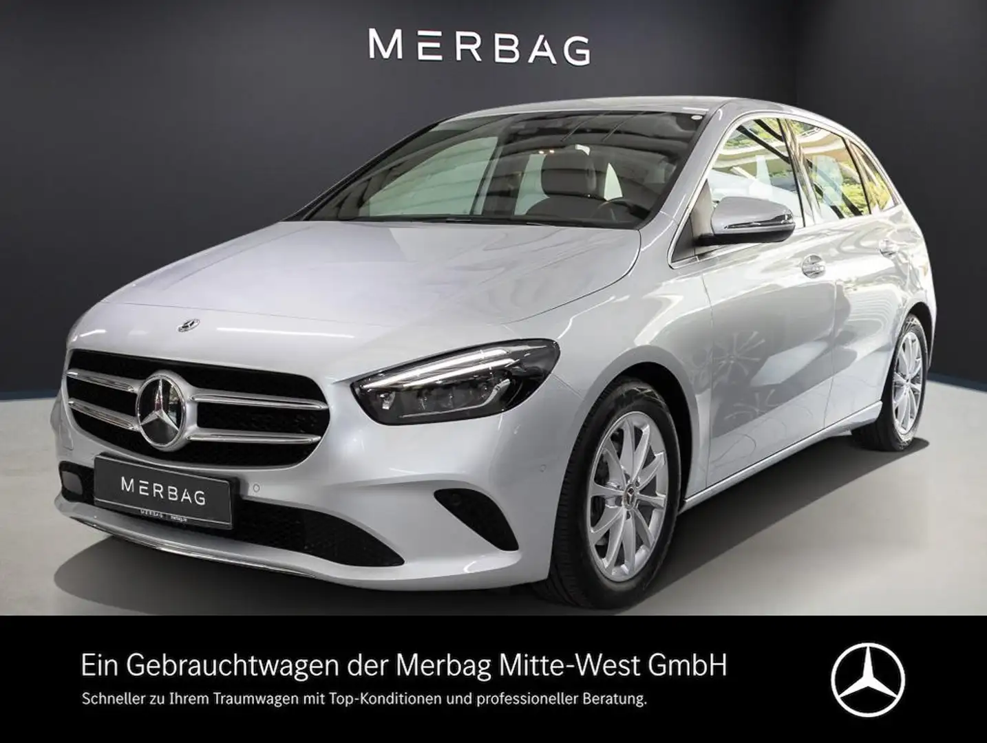Mercedes-Benz B 180 ParkAss. SpurH LED el.Heck LM KlimaA FLA Silber - 1
