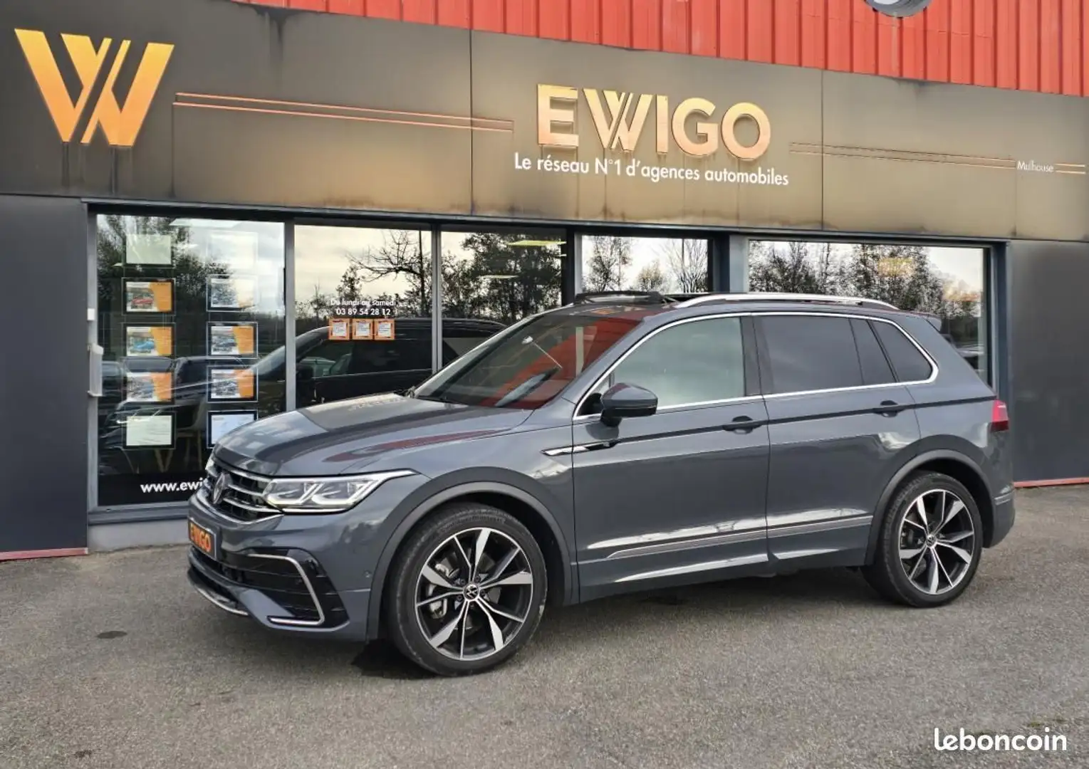 Volkswagen Tiguan 2.0 TDI 200ch R-LINE EXCLUSIVE 4MOTION H-K-TETE HAUTE-FRANCE Gris - 1