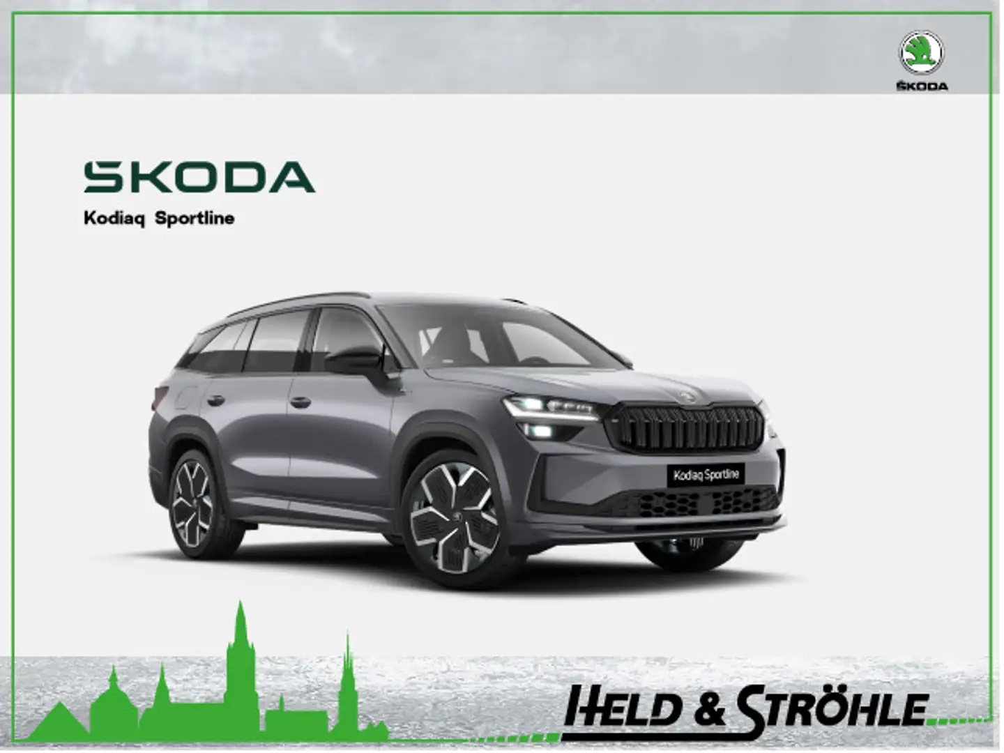 Skoda Kodiaq Sportline 1.5 TSI iV AHK MATRIX HUD Grau - 1