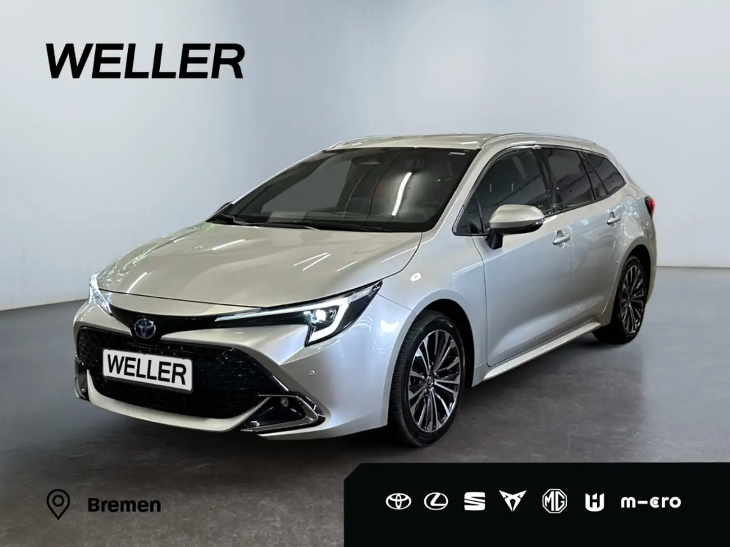 Toyota Corolla 1.8 Hybrid TS Team D *LED*CAM*TWA*el Heck* Silber - 1