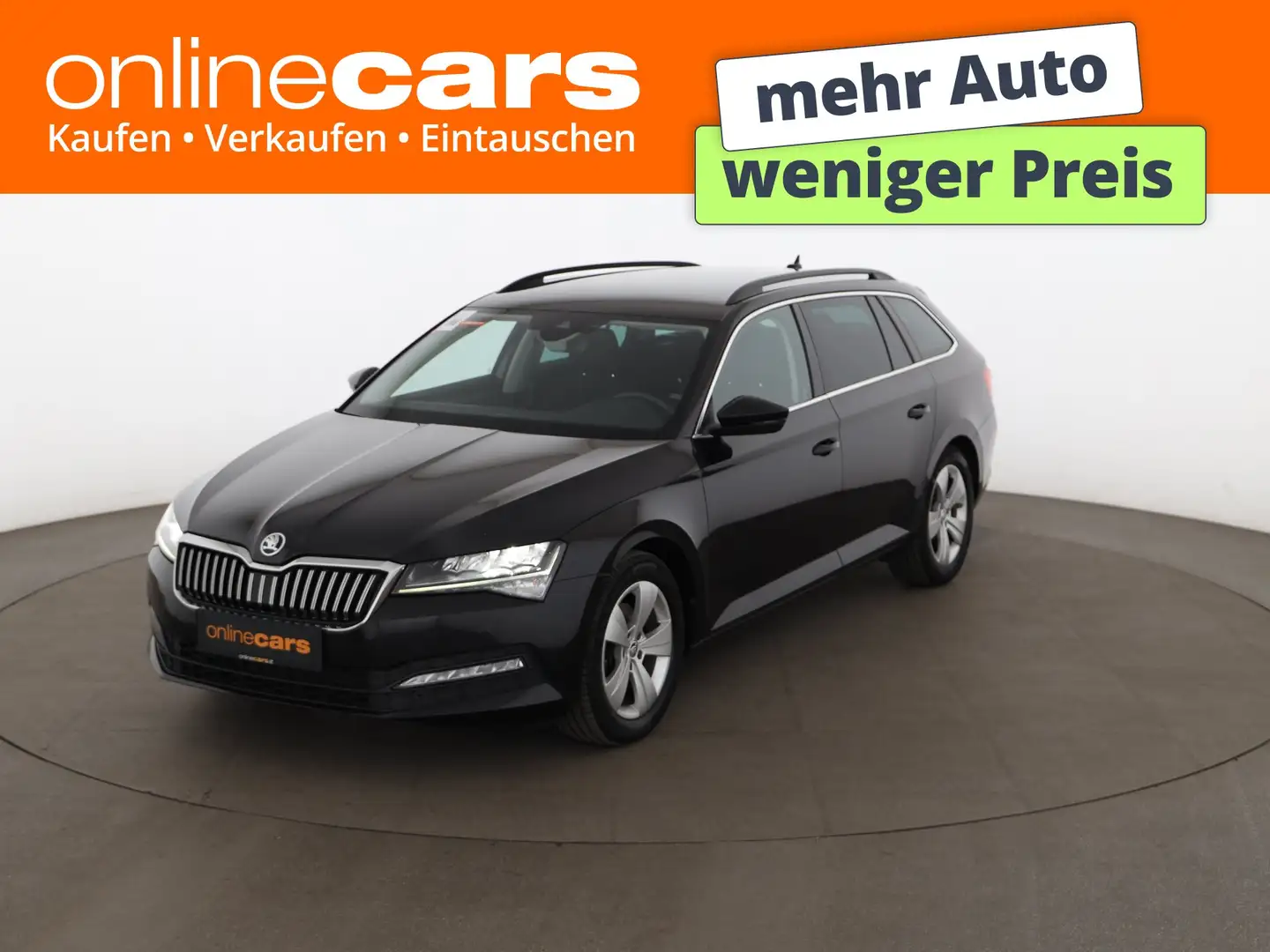 Skoda Superb Combi 2.0 TDI Ambition Aut LED RADAR NAVI Schwarz - 1