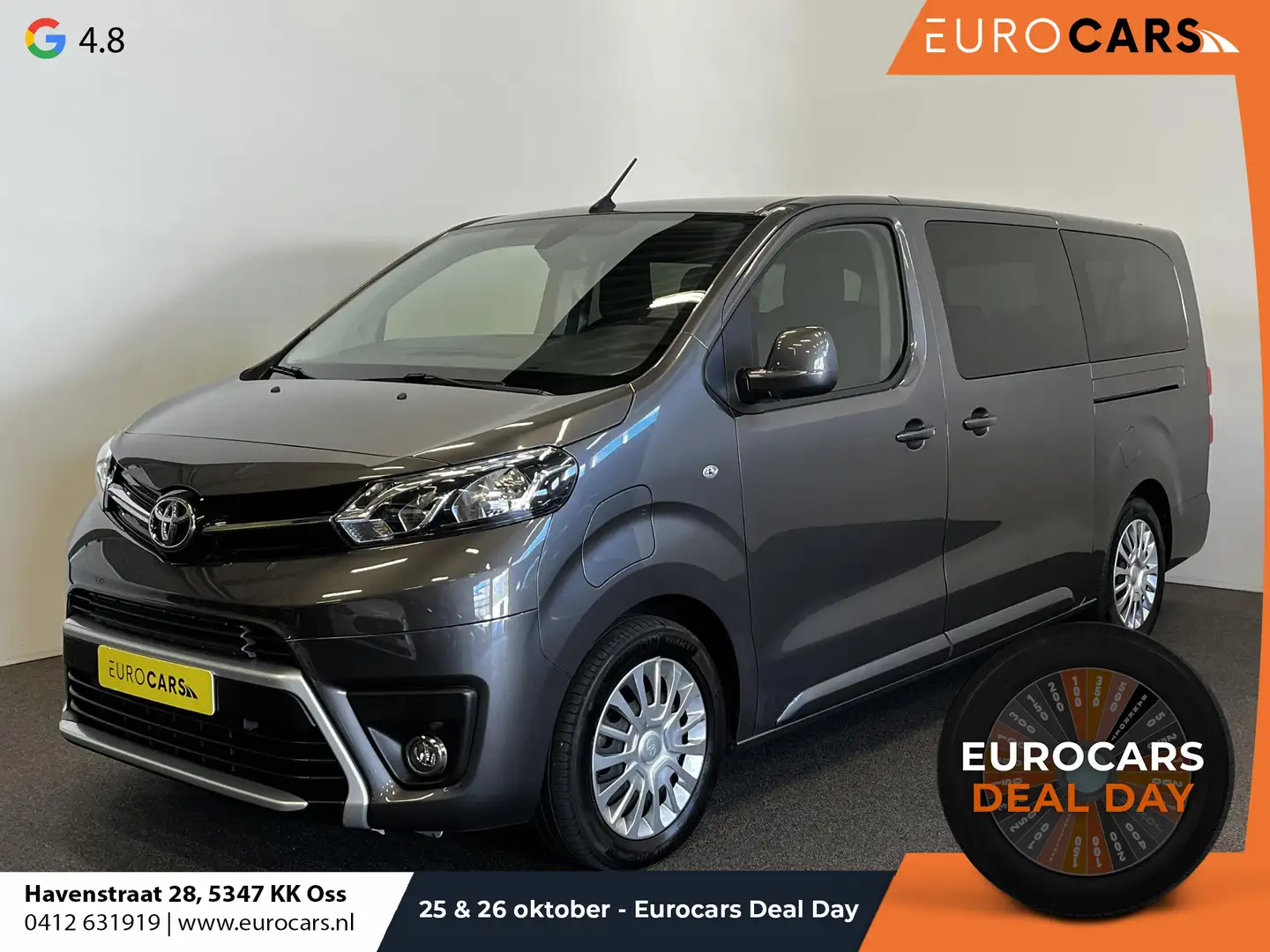 Toyota Proace Electric Shuttle Long Extra Range Cool 75 kWh | 9 Gris - 1