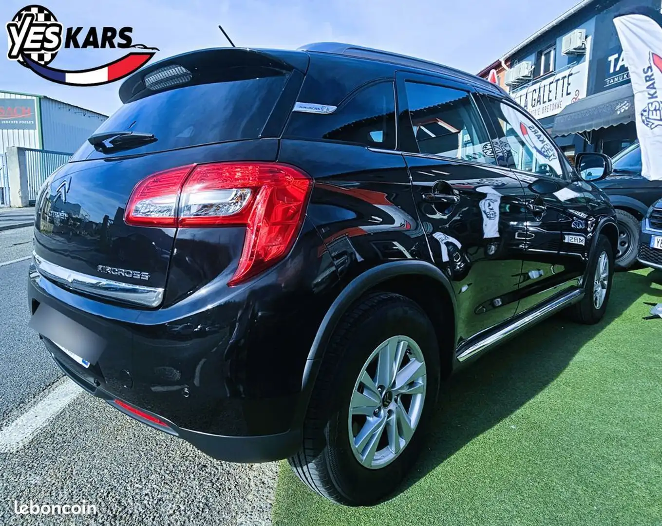 Citroen C4 Aircross 1.6 e-HDi115 4x2 Feel Edition-carnet à jour Schwarz - 2