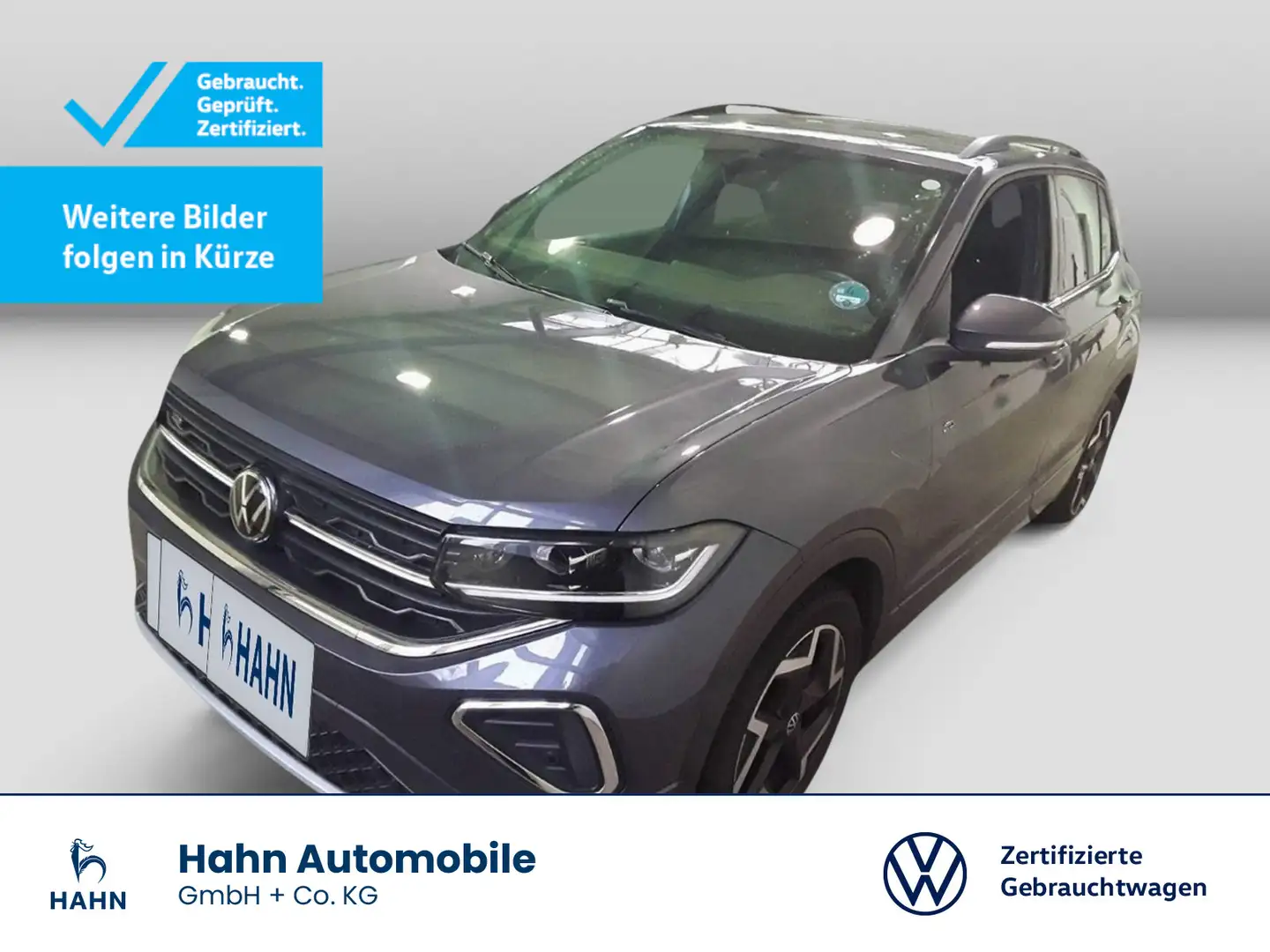 Volkswagen T-Cross 1.5 TSI DSG R-Line AHK Matrix Navi CAM Grau - 1