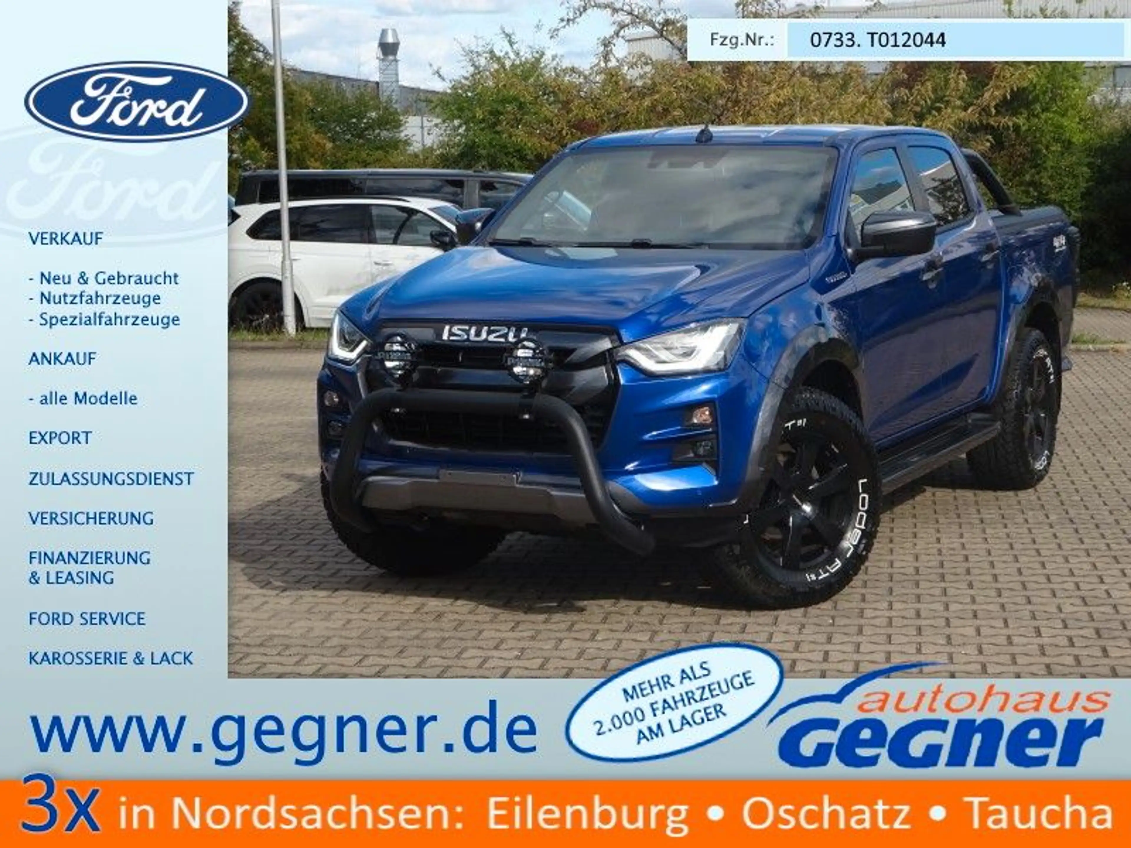 Isuzu D-Max Doka 163PS Autm. 4WD V-CROSS Rollo AHK