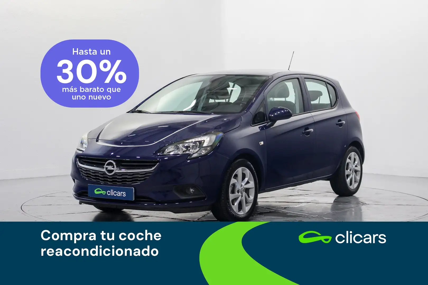Opel Corsa 1.4 GLP Selective 90 Blu/Azzurro - 1
