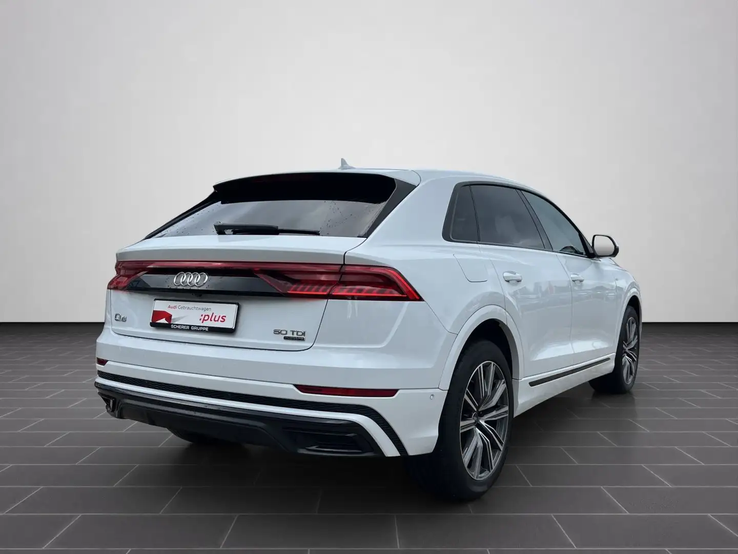 Audi Q8 50 TDI S line EDITION AHK PANO 360°KAMERA Weiß - 2