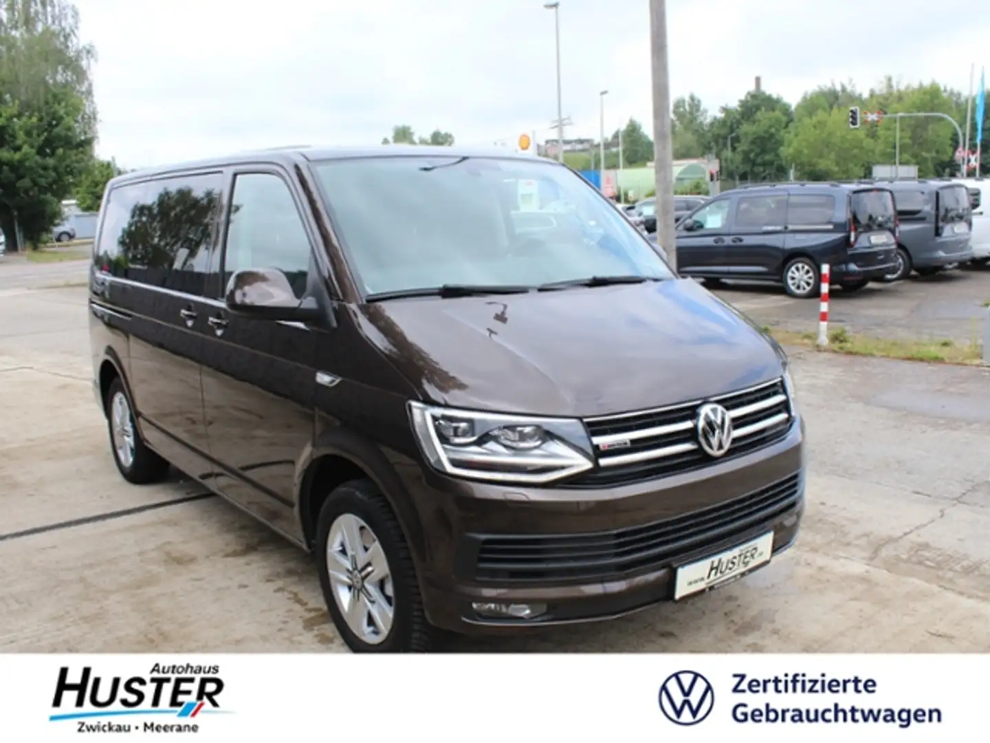 Volkswagen T6 Multivan Comfortline KR 2.0TDI 4Motion *LED,NAVI,STHZ,APP* Brun - 1