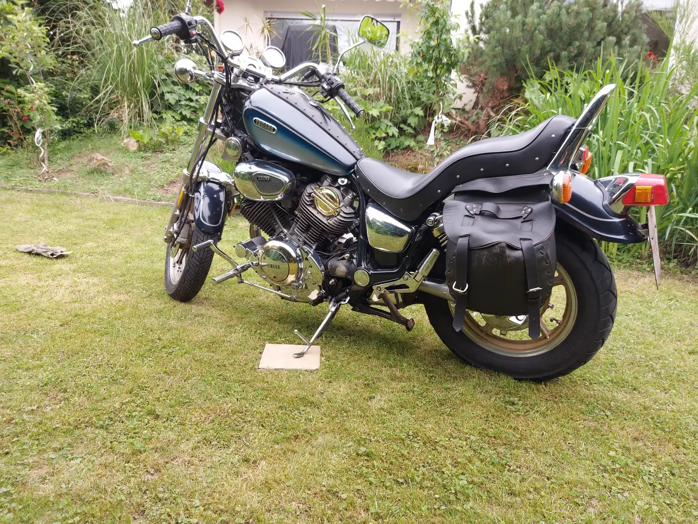 Yamaha XV 1100 Oldtimer-Chopper Virago, 1TF Blauw - 2