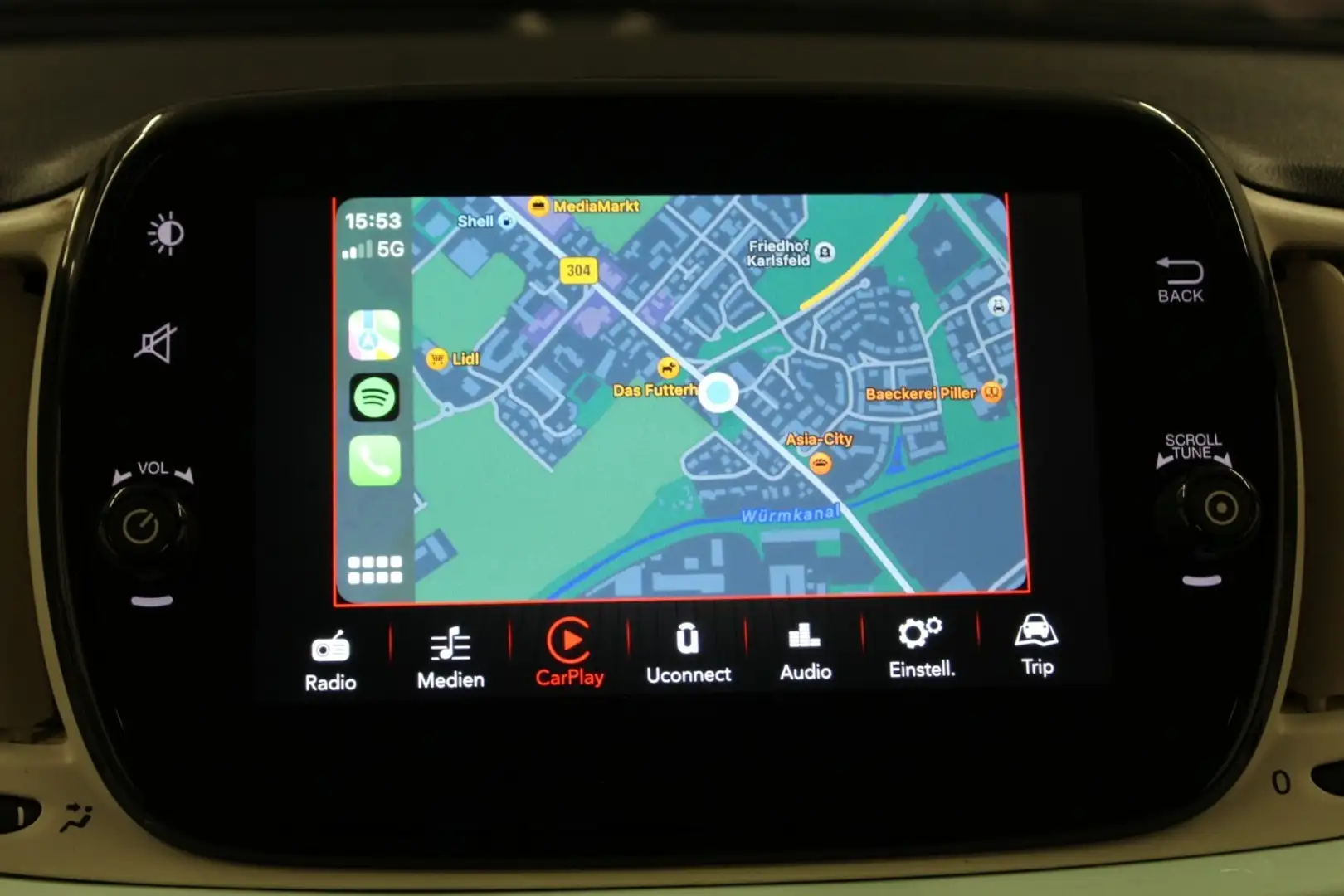 Fiat 500C 0.9 Mirror Dualogic Sitzheizung+Apple+16J+PDC! Grün - 2