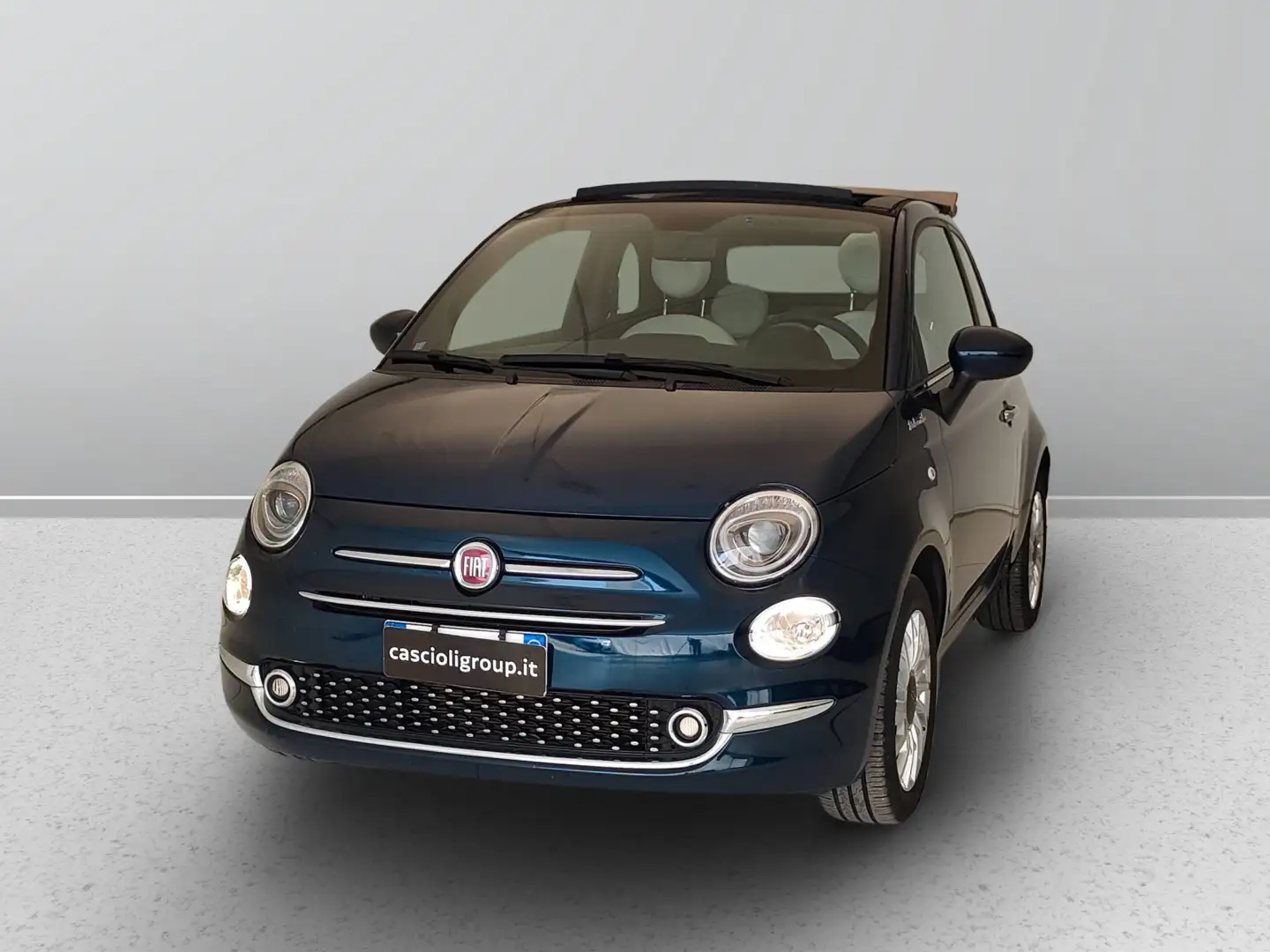 Fiat 500C C 1.0 FireFly Hybrid Dolcevita Bleu - 1