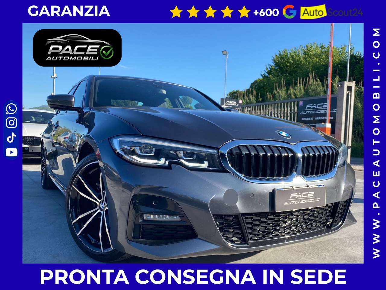BMW 320 D (316D) MSPORT M SPORT M-SPORT 19" TELECAMERA PDC NAVI AUTO DAI CONSUMI RIDOTTISSIMI
