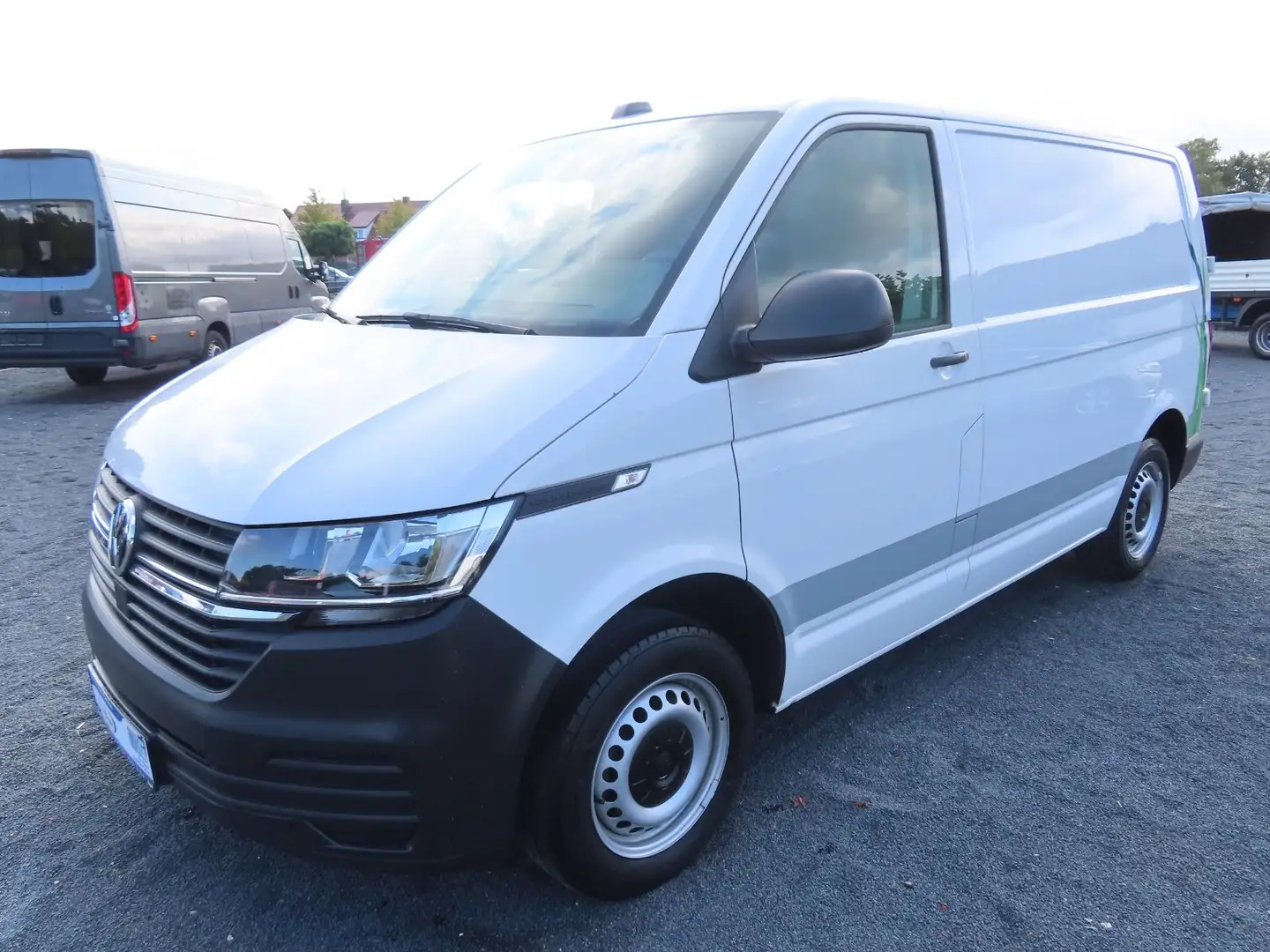 Volkswagen T6 Transporter T6.1 Transp. 2,0TDI Kasten Navi Kamera AHK 1.Hd Weiß - 1