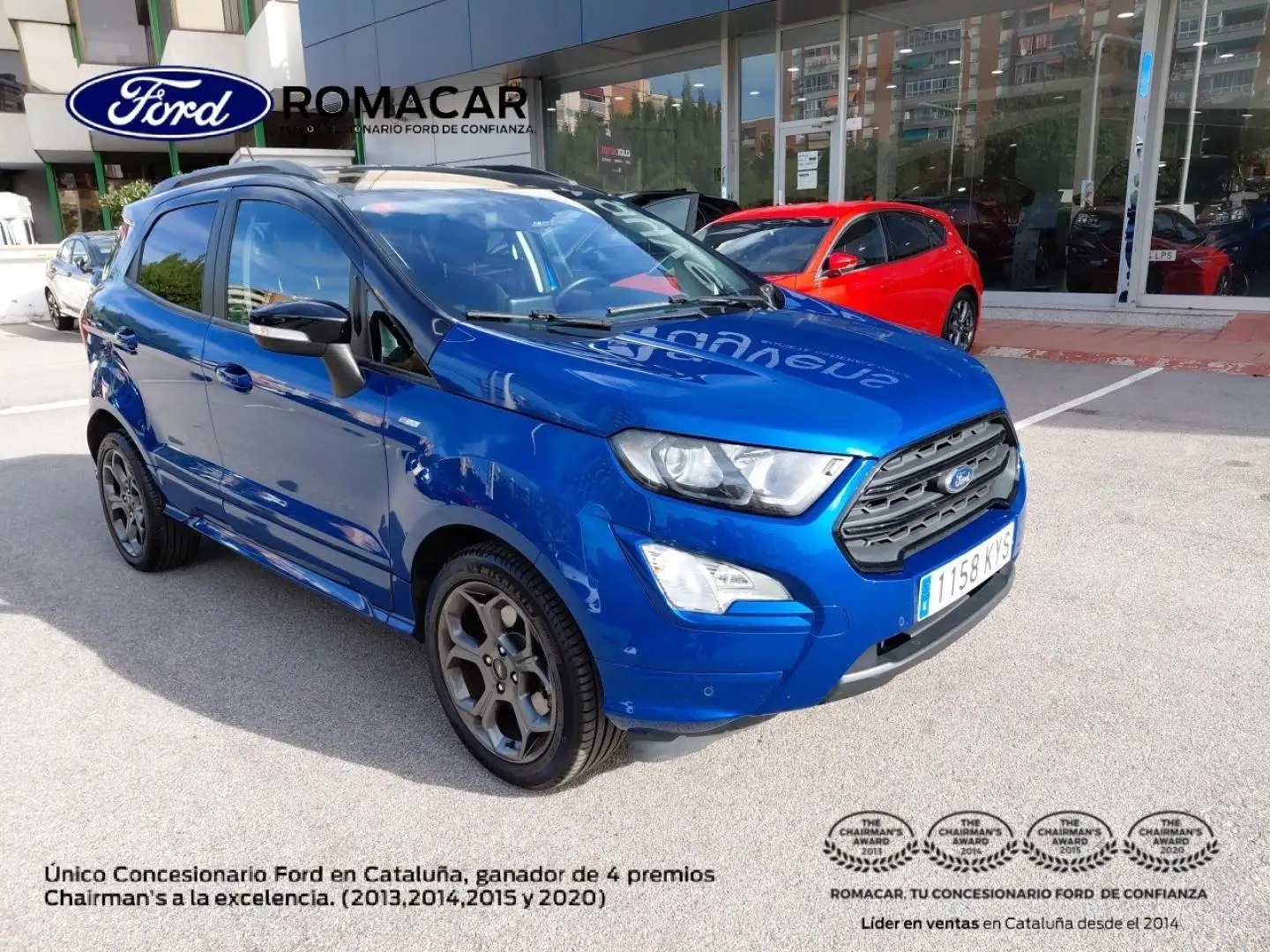 Ford EcoSport 1.0 EcoBoost ST Line Aut. 125 Azul - 1