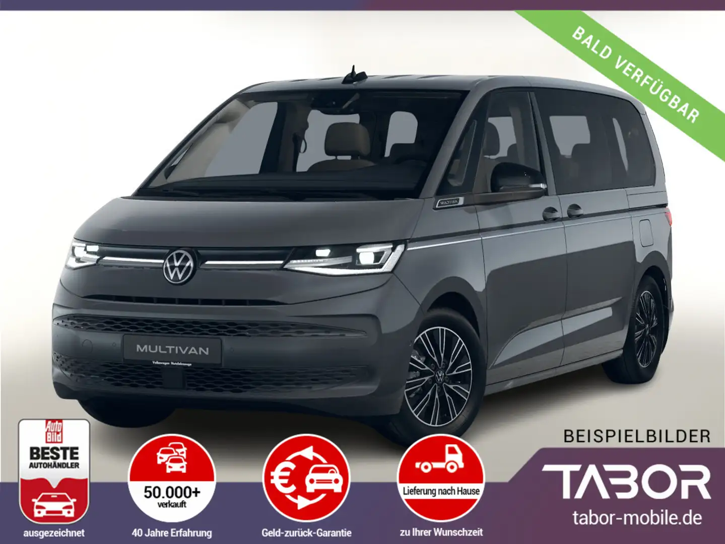 Volkswagen T7 Multivan 2.0 TDI 150 DSG Style Matrix Keyl Grau - 1