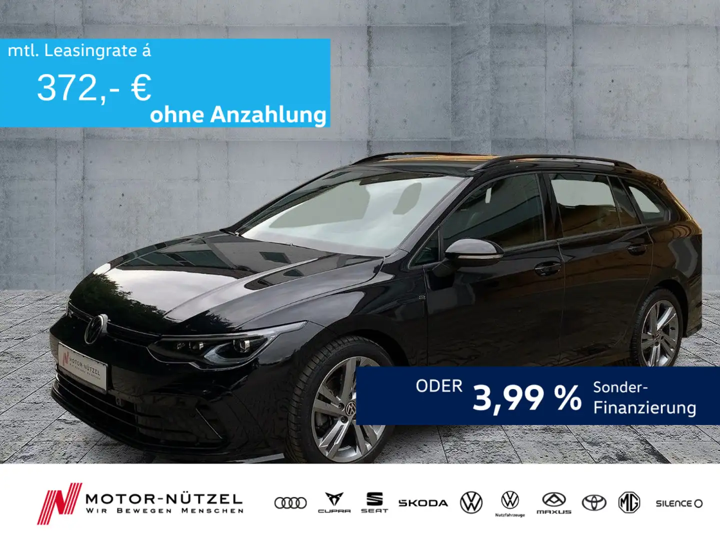 Volkswagen Golf Variant Golf VIII Variant 1.5 eTSI DSG R-LINE LED-PLUS Schwarz - 1