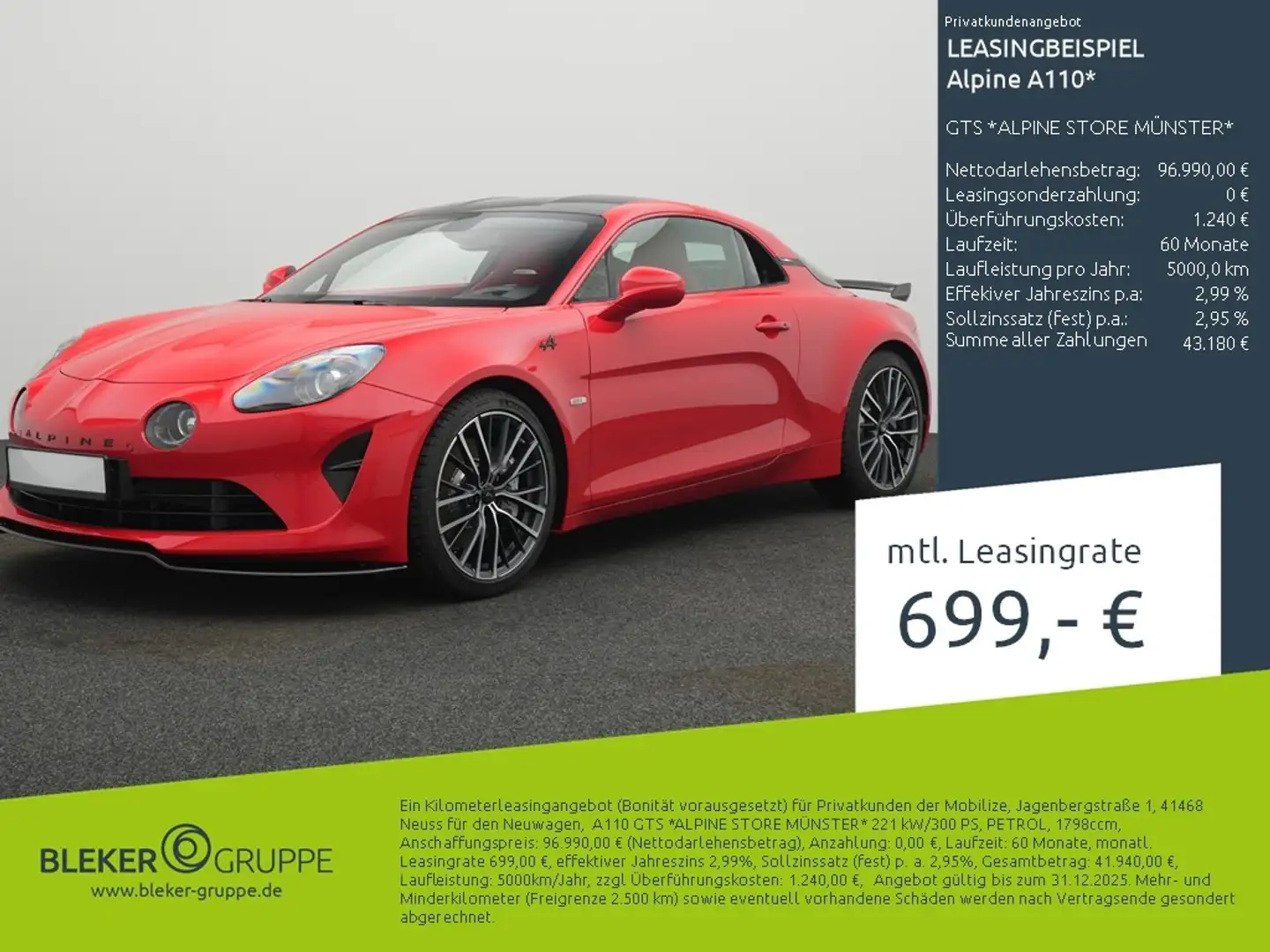 Alpine A110 GTS *ALPINE STORE MÜNSTER* - 2