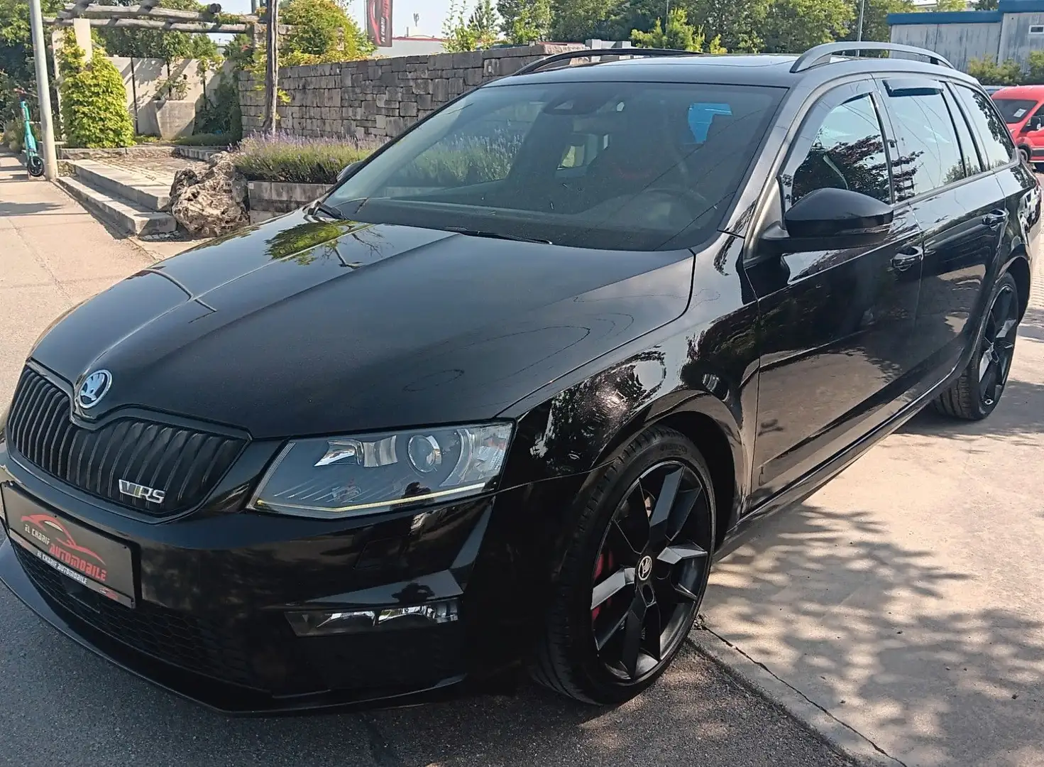 Skoda Octavia Combi RS Zwart - 1