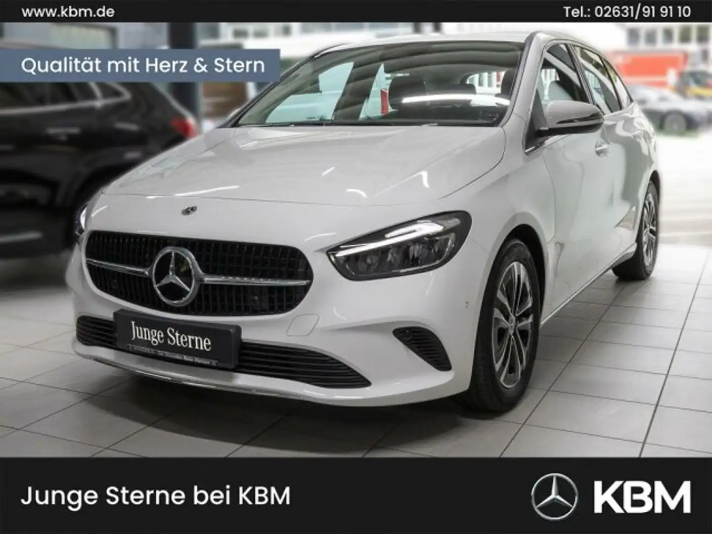Mercedes-Benz B 180 B 180 PROGRESSIVE ADV°LED°MBUX PREM°PTS+RFK°E-KL Blanc - 1