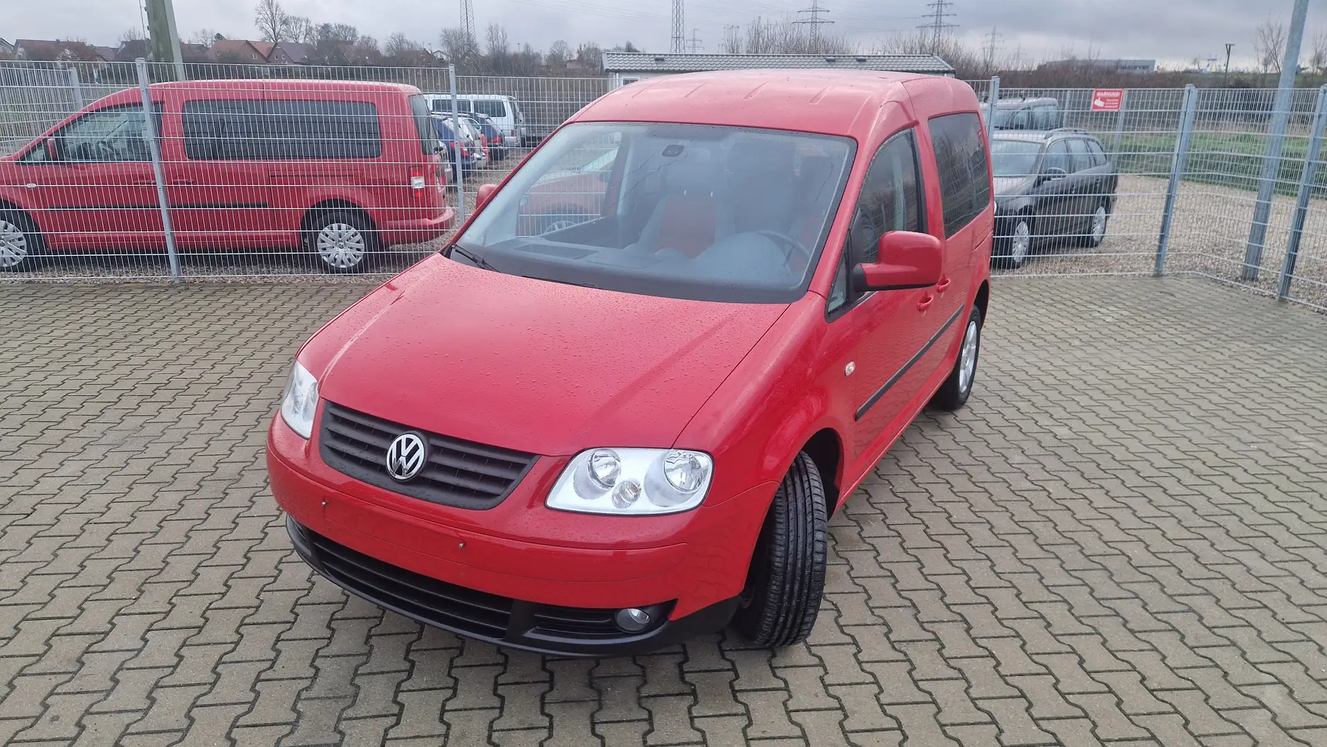 Volkswagen Caddy 1.4 LIFE TÜV&ZAHNRIEMEN NEU Rojo - 1