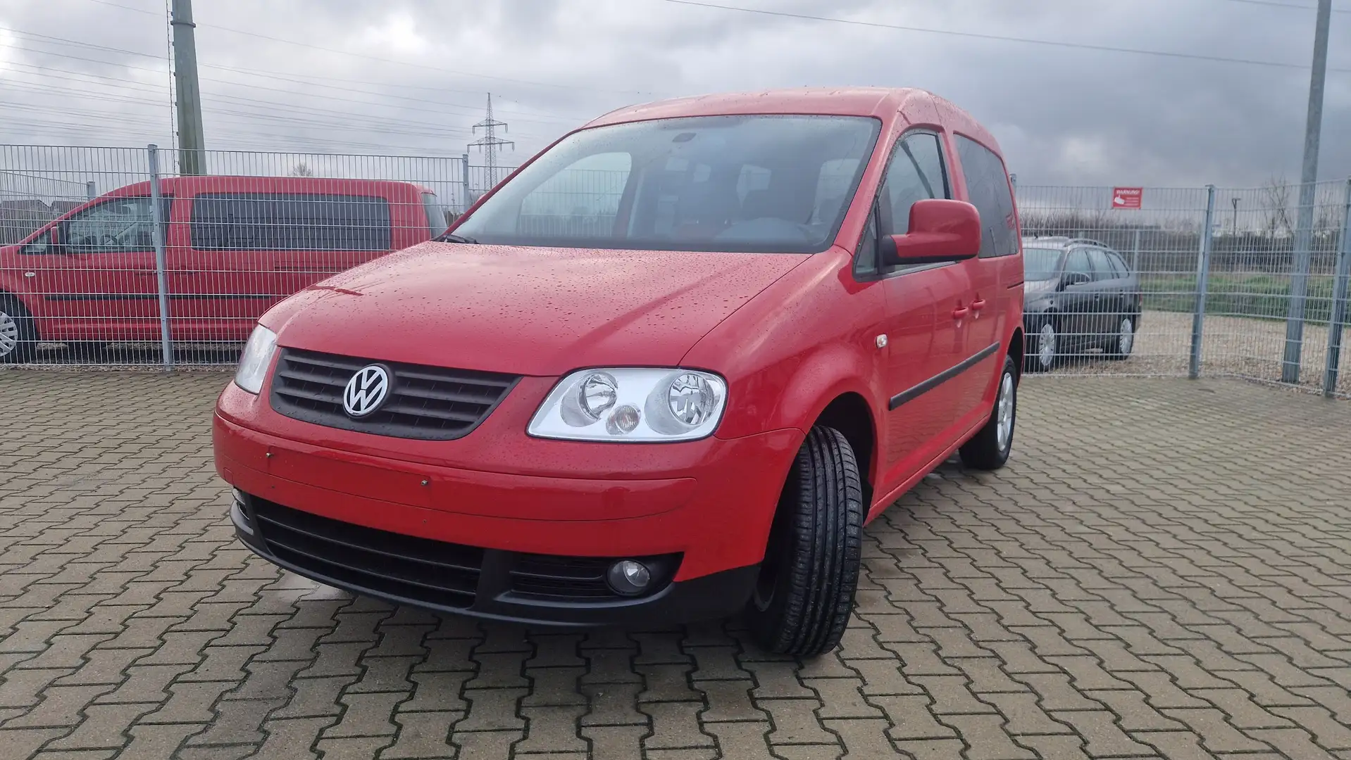 Volkswagen Caddy 1.4 LIFE TÜV&ZAHNRIEMEN NEU Rojo - 2