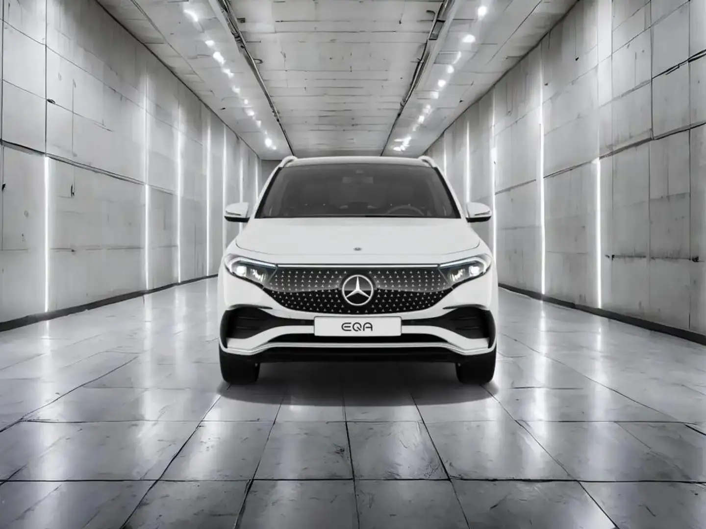 Mercedes-Benz EQA 350 4M AMG-ADV.+PANO+AHK+DISTR.+TOTW.+LNKR.H Blanc - 2