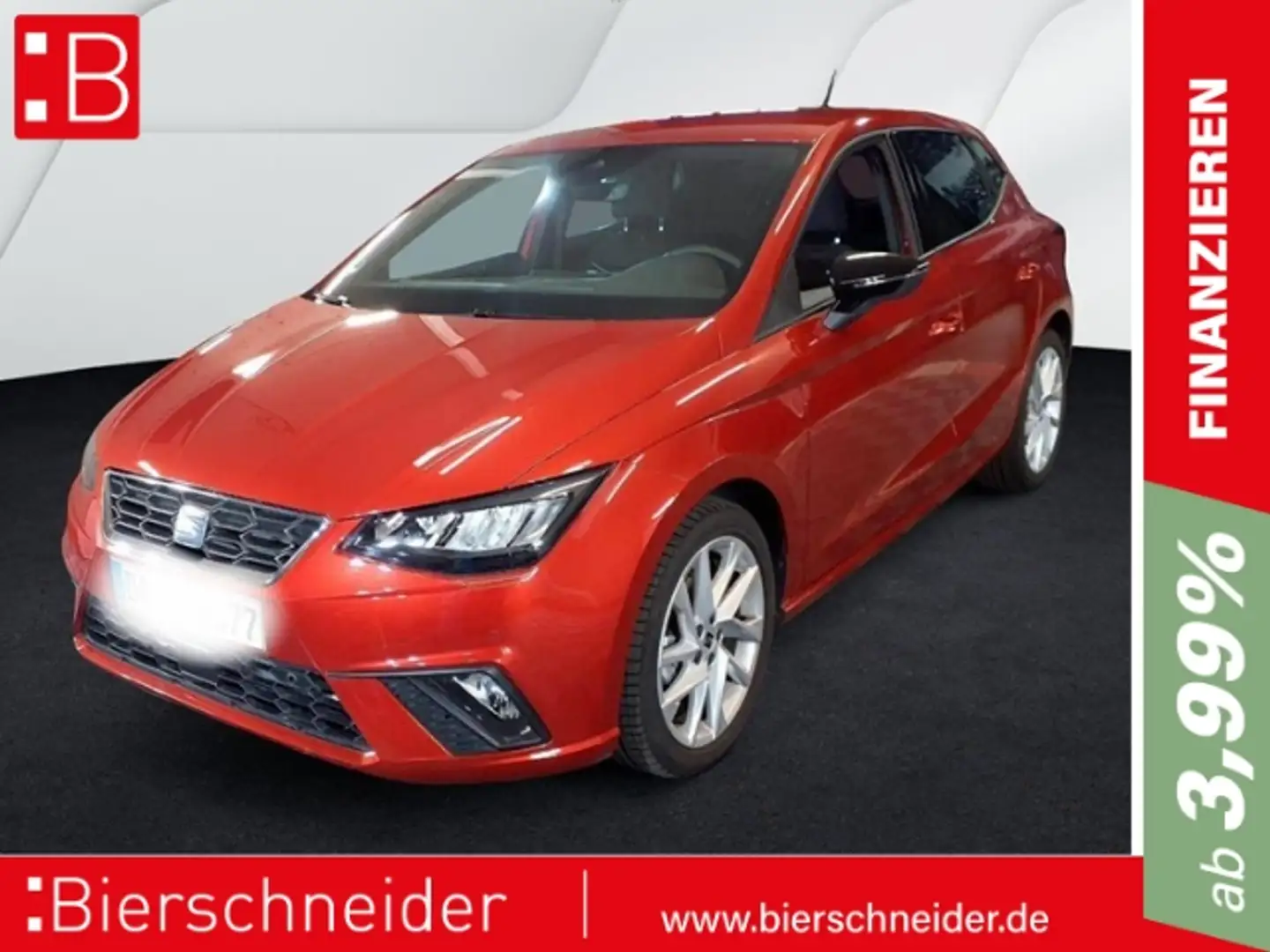 SEAT Ibiza 1.0 TSI DSG FR AB 249EUR NAVI ACC REAR VIEW Rot - 1