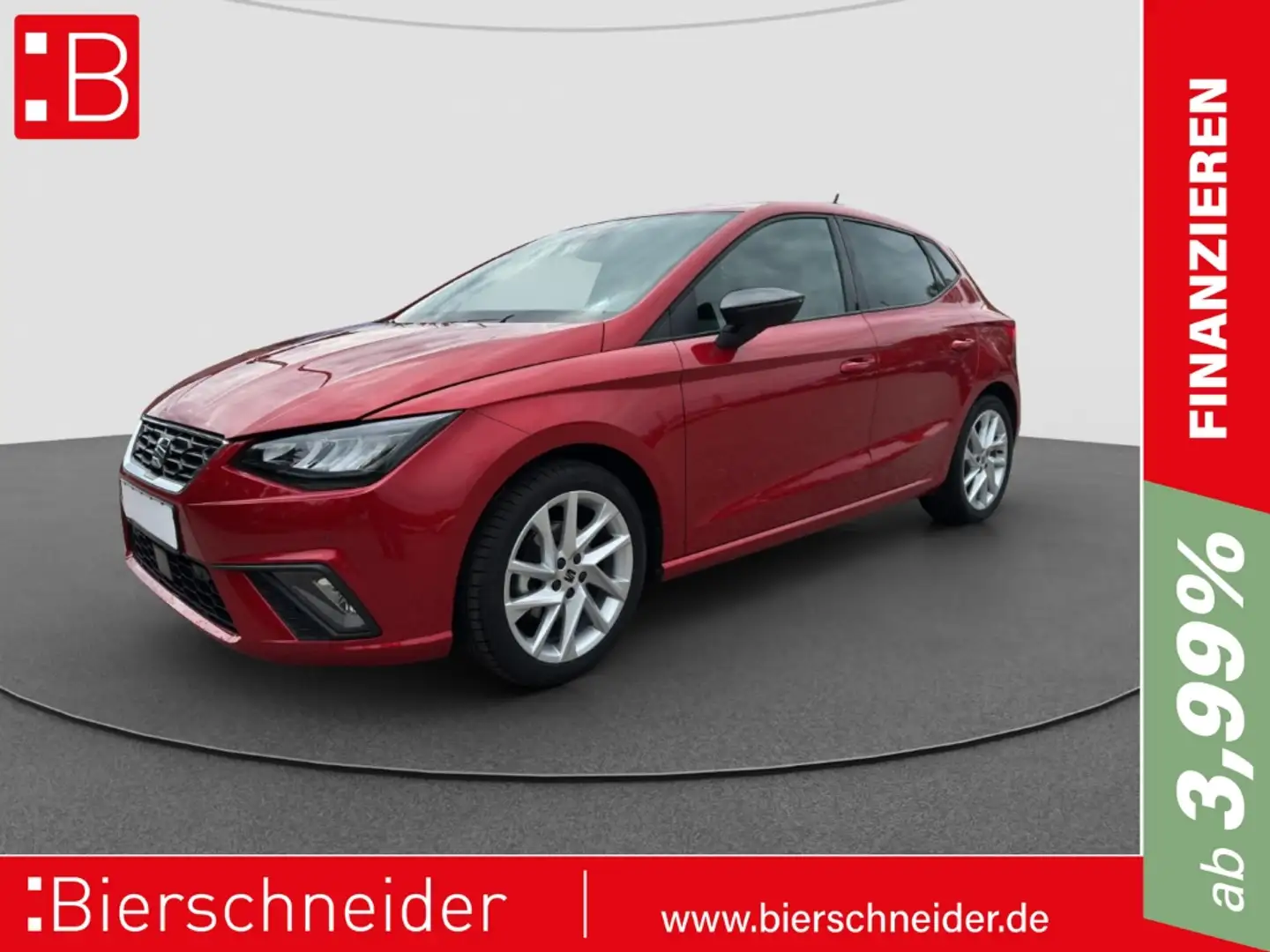 SEAT Ibiza 1.0 TSI DSG FR AB 215EUR NAVI ACC REAR VIEW Rot - 1