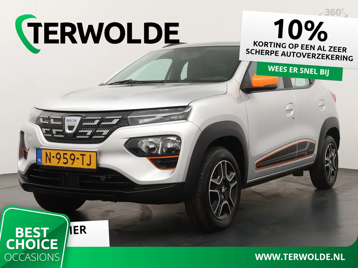 Dacia Spring Comfort Plus (Orange Pack) 27 kWh | DC Snellader 3 Gris - 1