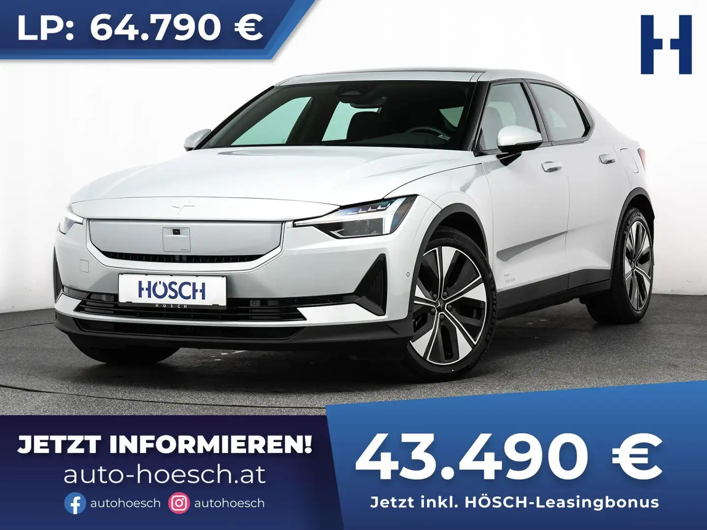 Polestar 2 Long Range Dual Motor PLUS FACELIFT WIE NEU Argintiu - 1