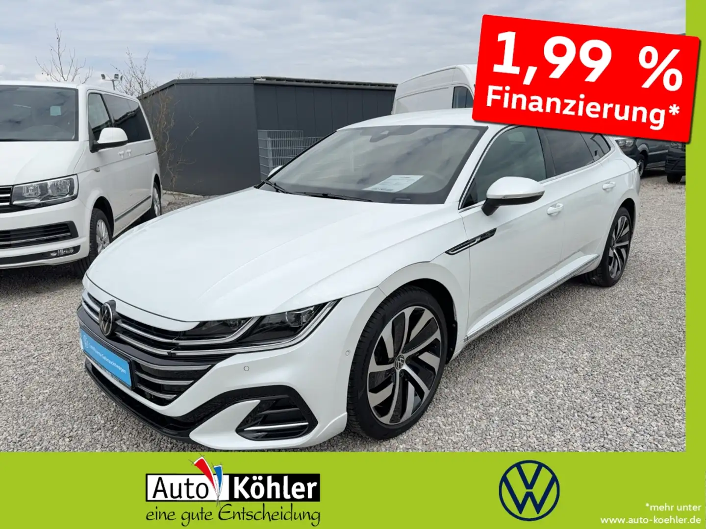 Volkswagen Arteon SB R-Line TDi 4M NWGarantie bis 01/2029 Weiß - 1