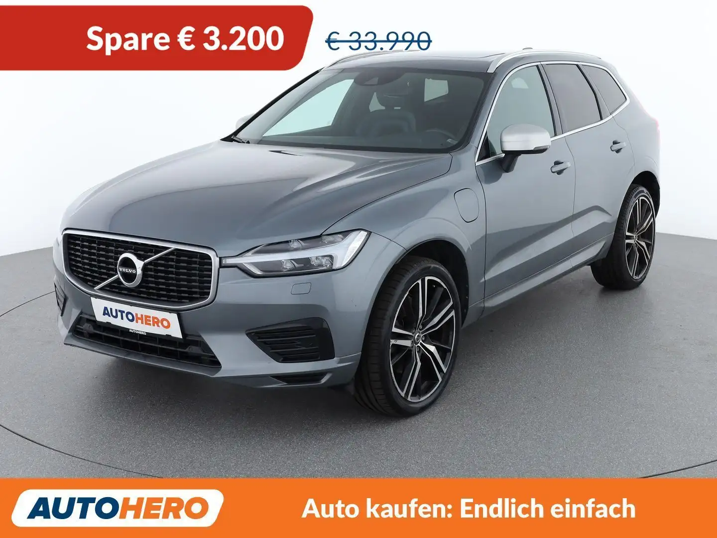 Volvo XC60 2.0 T8 Plug-in Hybrid R-Design AWD Grau - 1