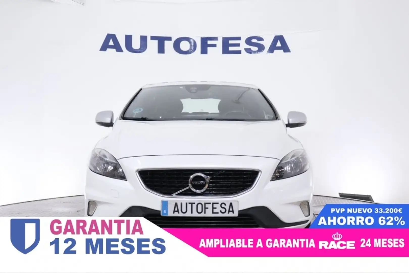 Volvo V40 2.0 T2 R-DESIGN 122CV 5P # CUERO, Blanco - 2
