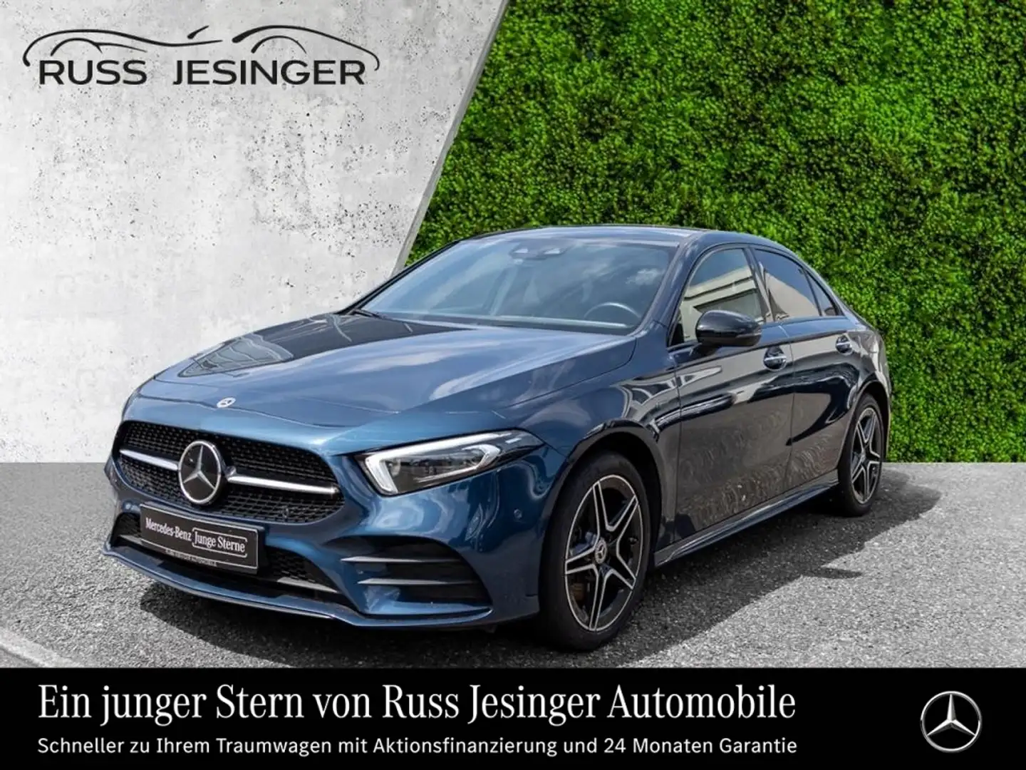 Mercedes-Benz A 250 e Lim. AMG Line *KeyGo*Pano*Navi*Distr*Cam Blau - 2