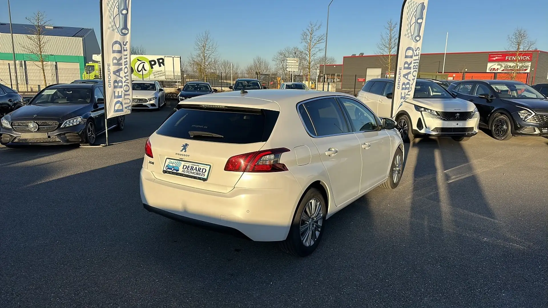 Peugeot 308 1.2 PURETECH 130CH S\u0026S ALLURE PACK EAT8 Blanc - 2