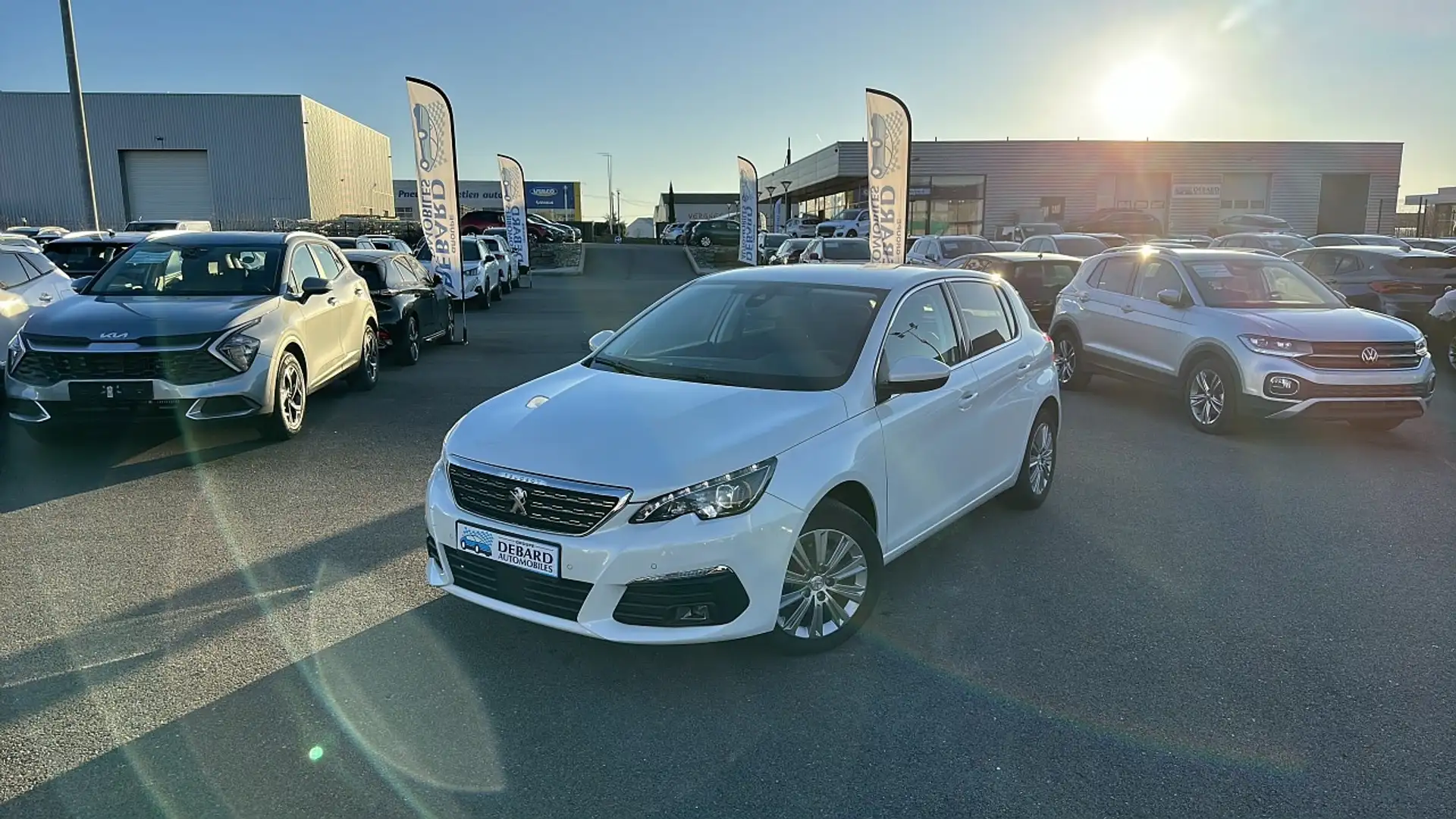 Peugeot 308 1.2 PURETECH 130CH S\u0026S ALLURE PACK EAT8 Blanc - 1