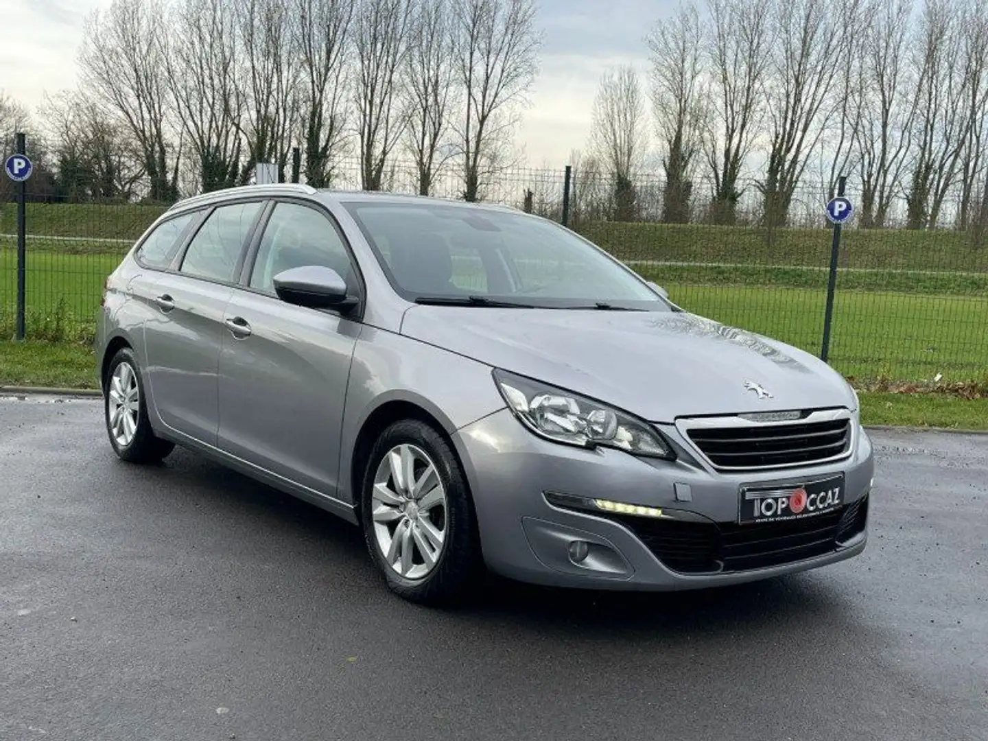 Peugeot 308 1.6 HDI 92CH BUSINESS 12/2014 - 1ERE MAIN - GARANT Gris - 2