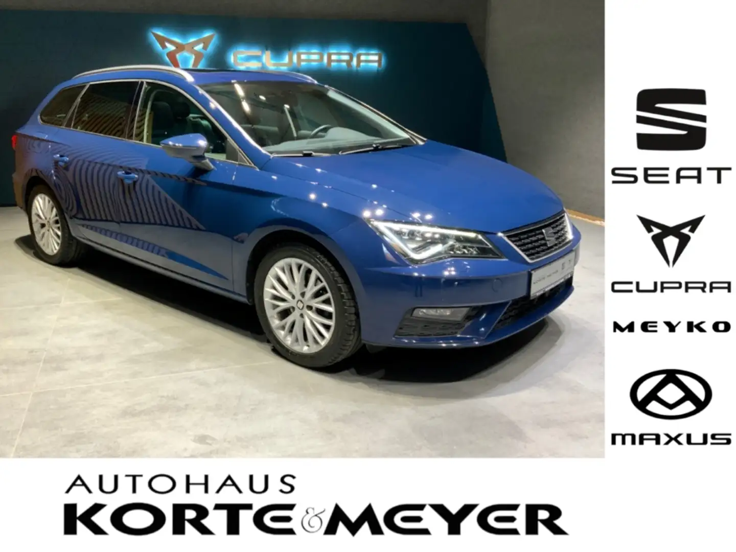 SEAT Leon SP Style 1.6 TDI DSG+AHK +Sitzhzg Blau - 1